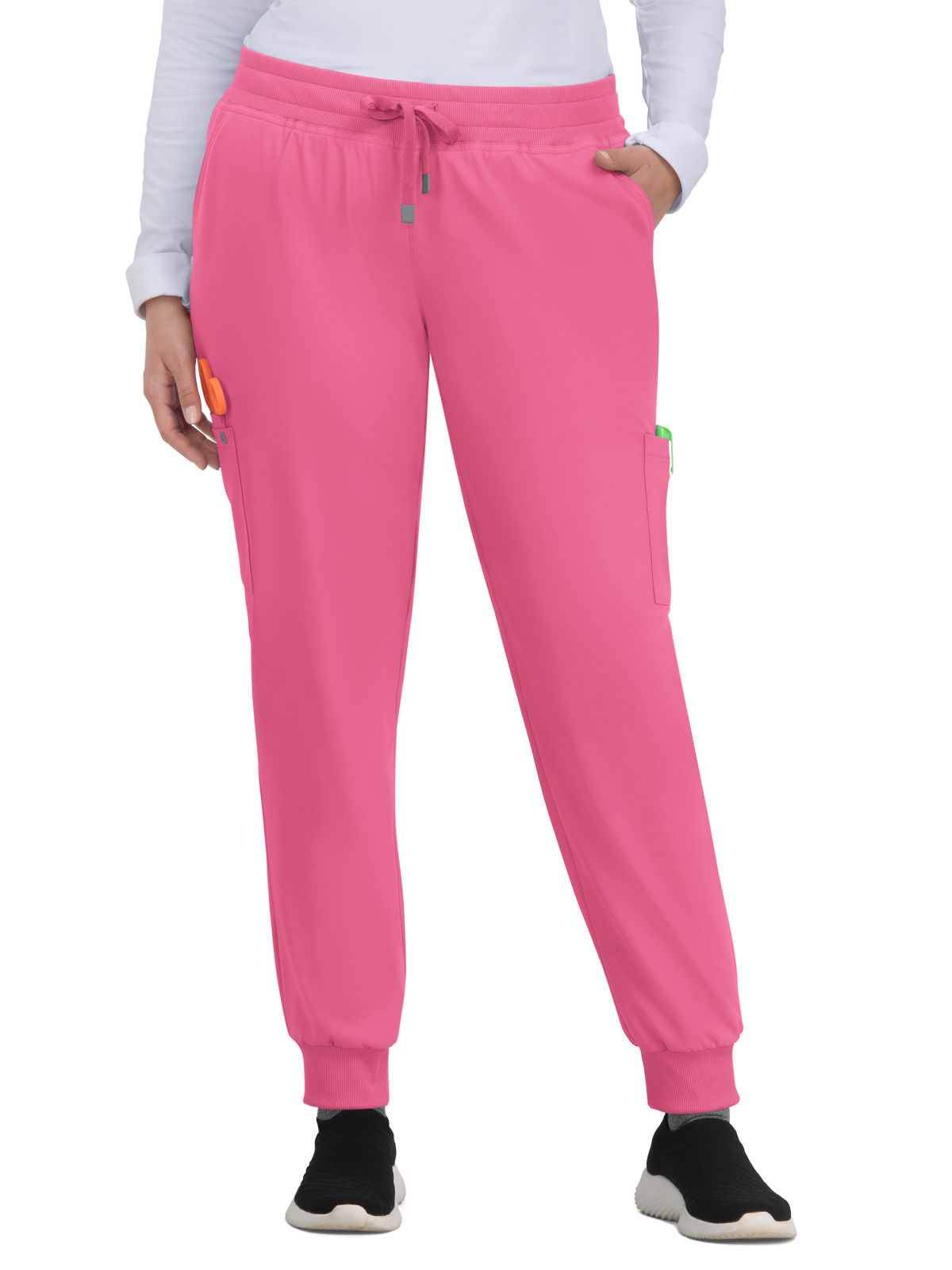 KOI C700 Women's Six-Pocket Ribbed Cuff Jogger Style Pulse Pant