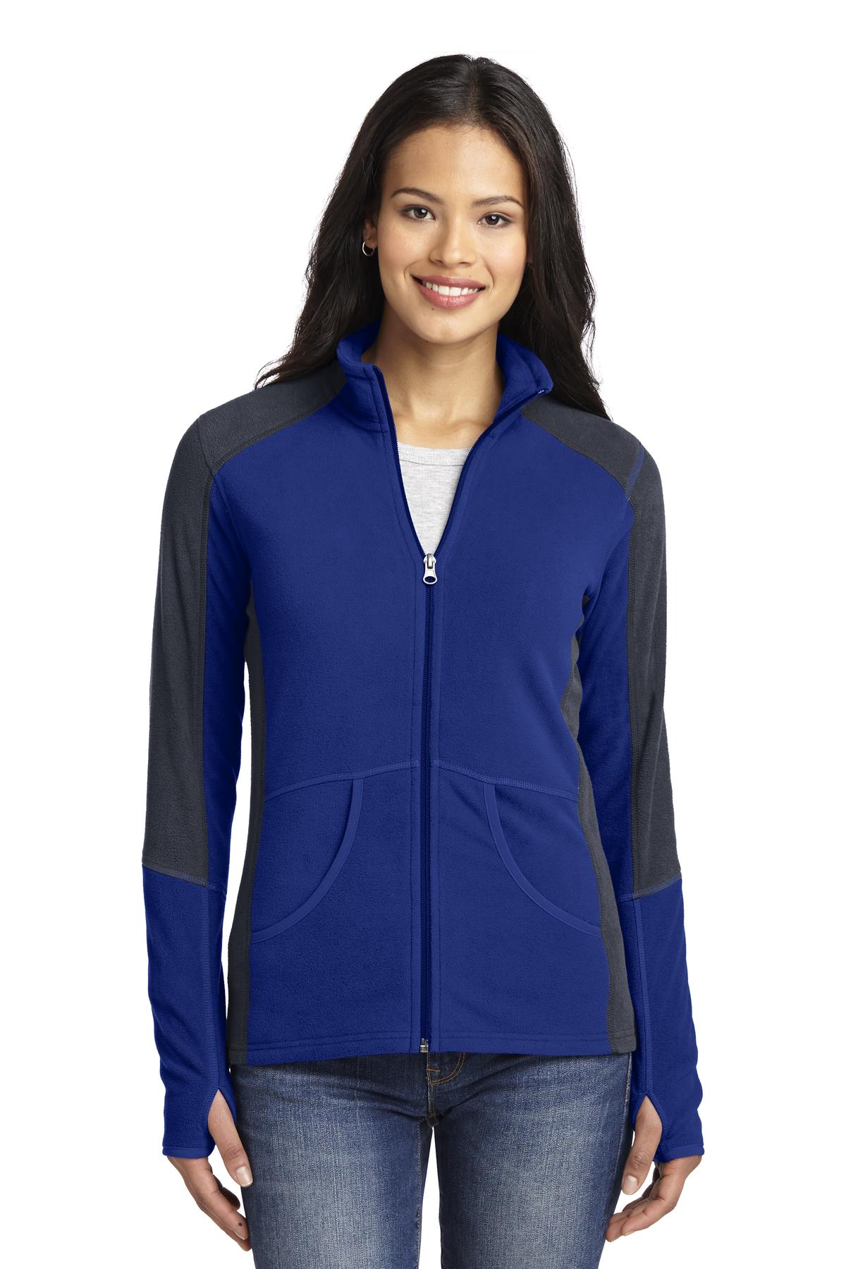 Port Authority L230 Ladies Colorblock Microfleece Jacket
