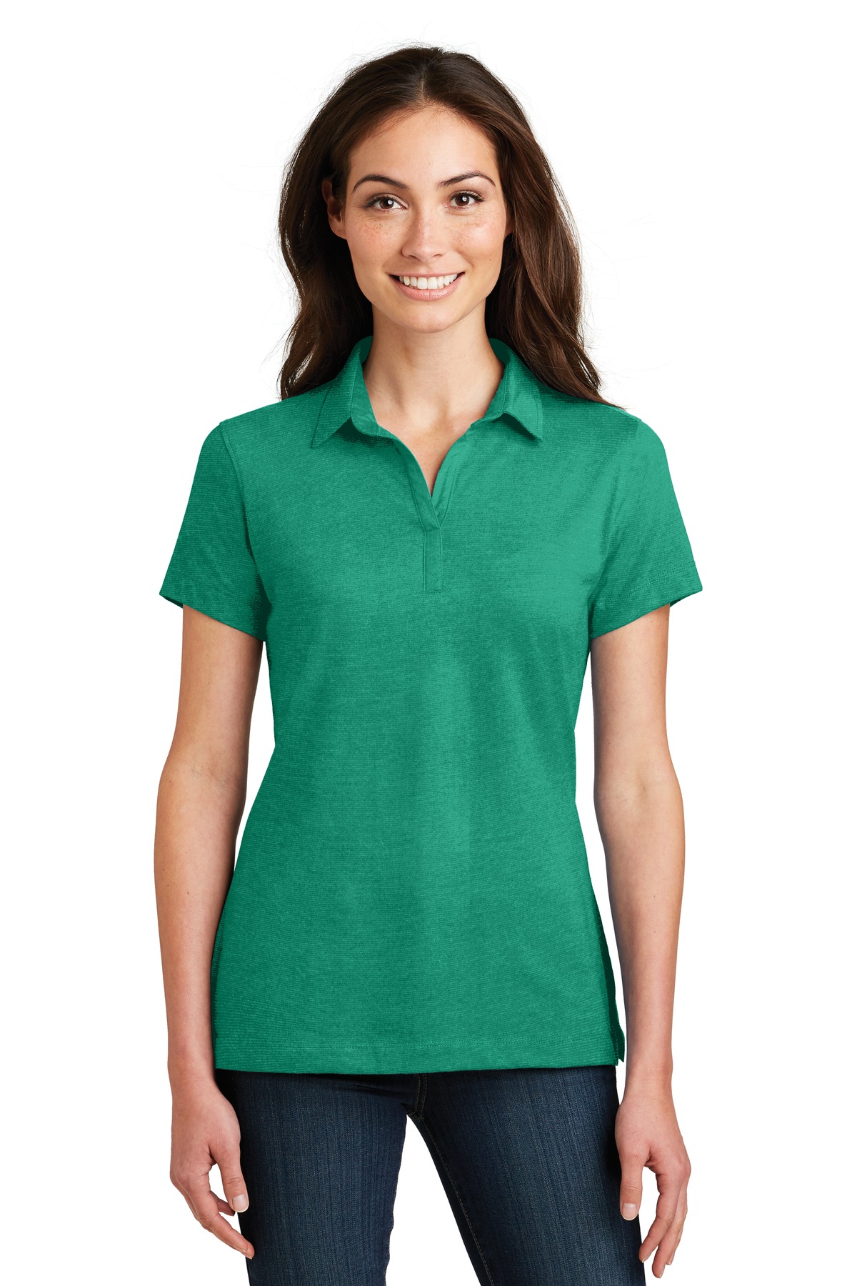 Port Authority L577 DISCONTINUED Ladies Meridian Cotton Blend Polo