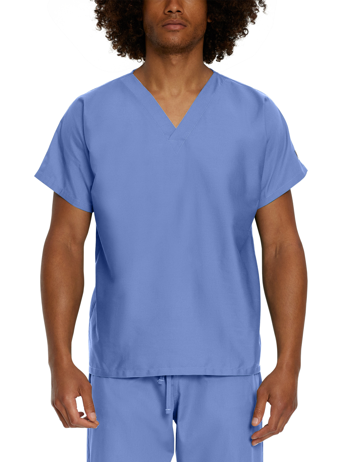 Landau LT102 Unisex No-Pocket Tuckable V-Neck Top