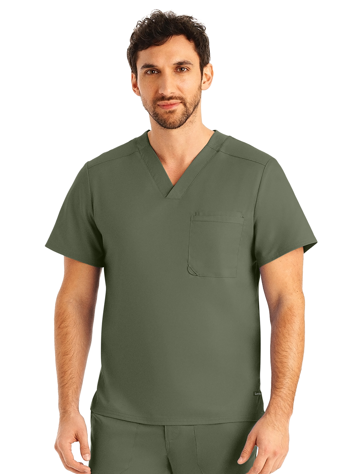 Landau LT108 Men's Two-Pocket Tuckable V-Neck Top