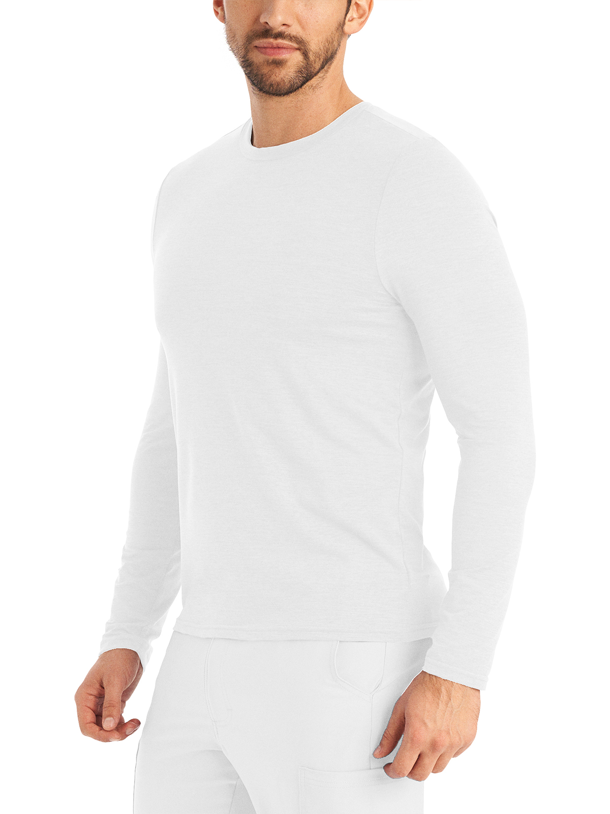 Landau LT112 Men's Long-Sleeve Crew Neck Underscrub Tee