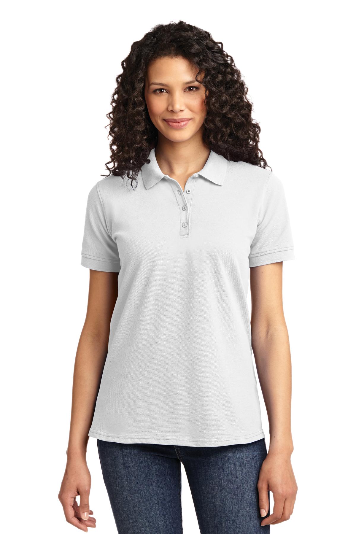 Port & Company LKP155 Ladies Core Blend Pique Polo