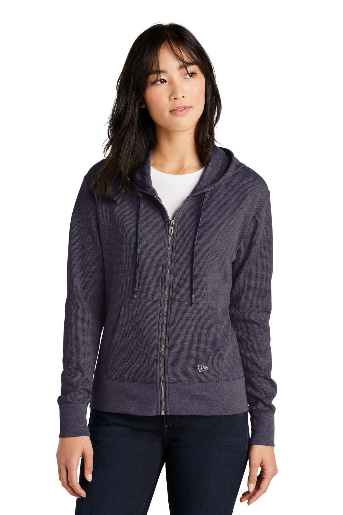 New Era Women's Thermal Full-Zip Hoodie LNEA141