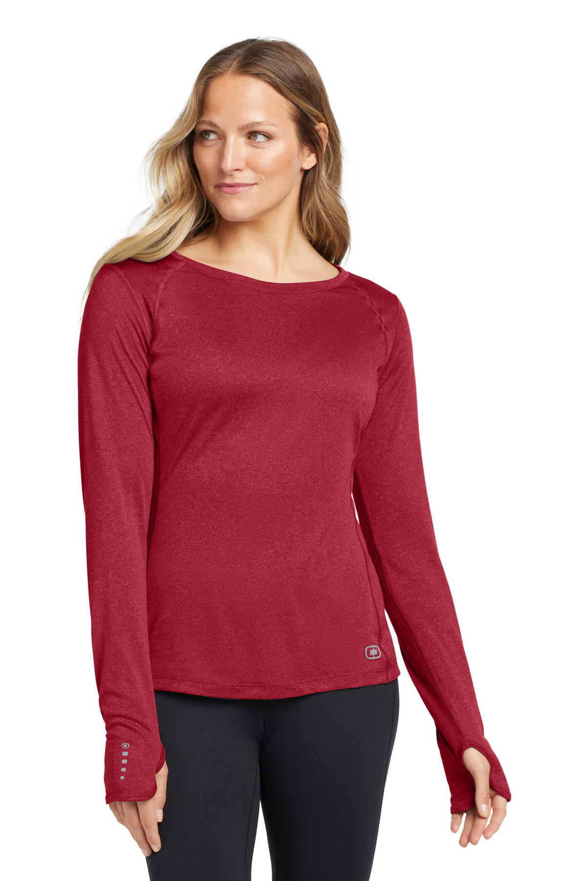 OGIO Women's Long Sleeve Pulse Crew. LOE321