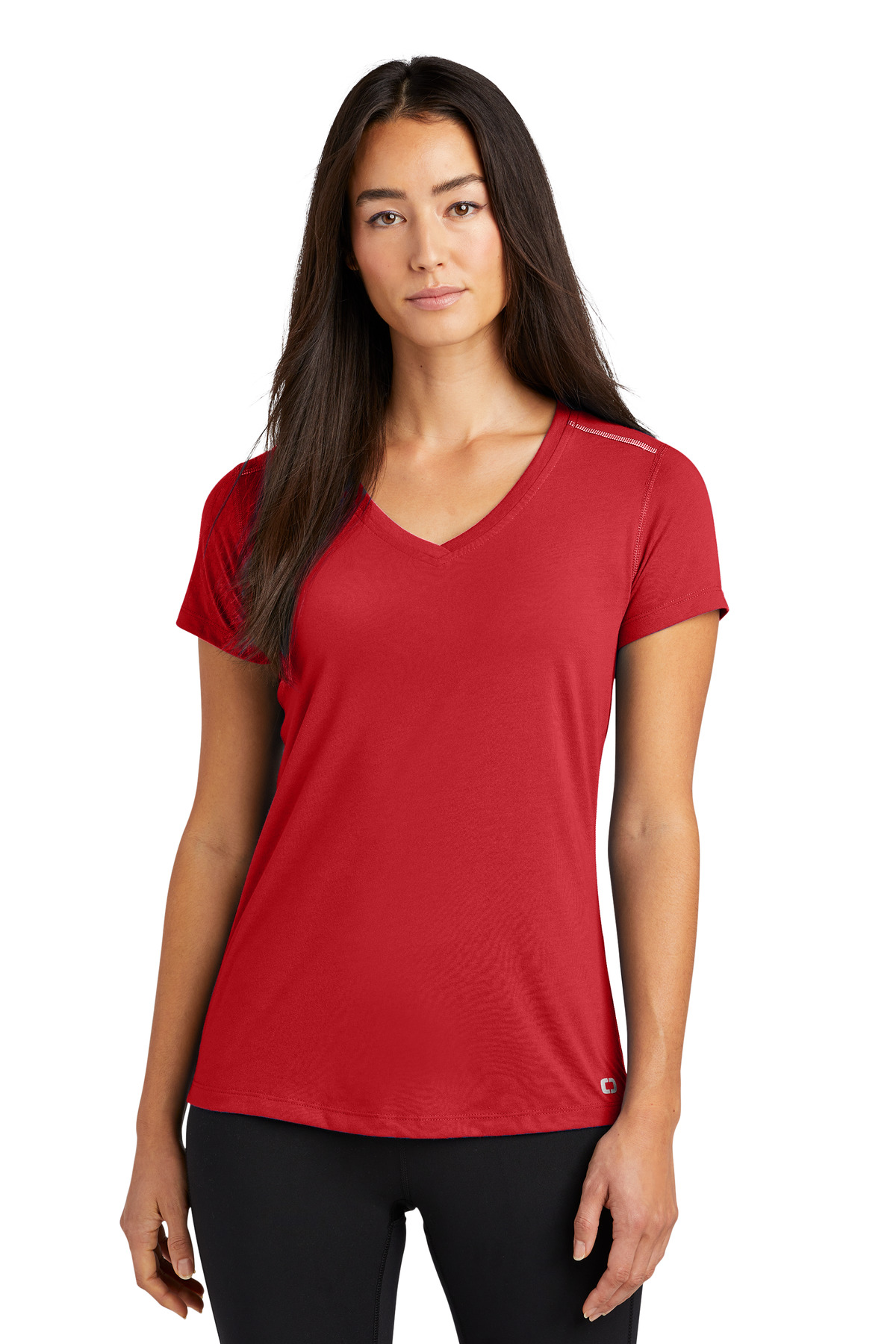 OGIO Women's Peak V-Neck Tee. LOE337