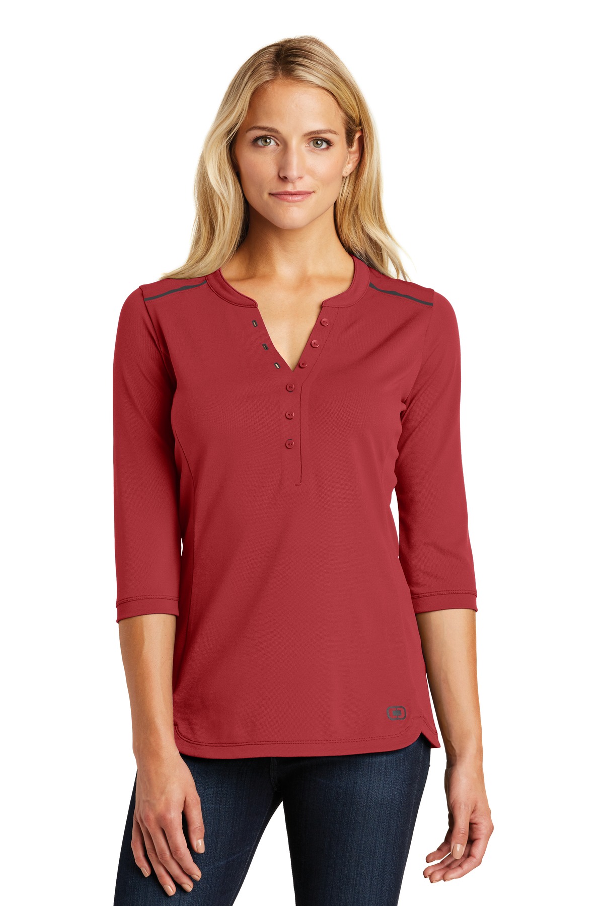 OGIO Ladies Fuse Henley. LOG132