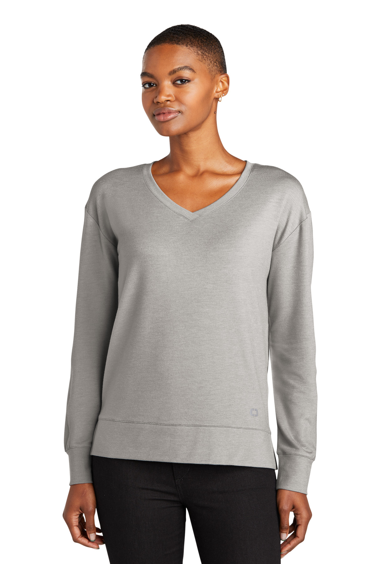 OGIO Women's Luuma Flex Long Sleeve V-Neck LOG825