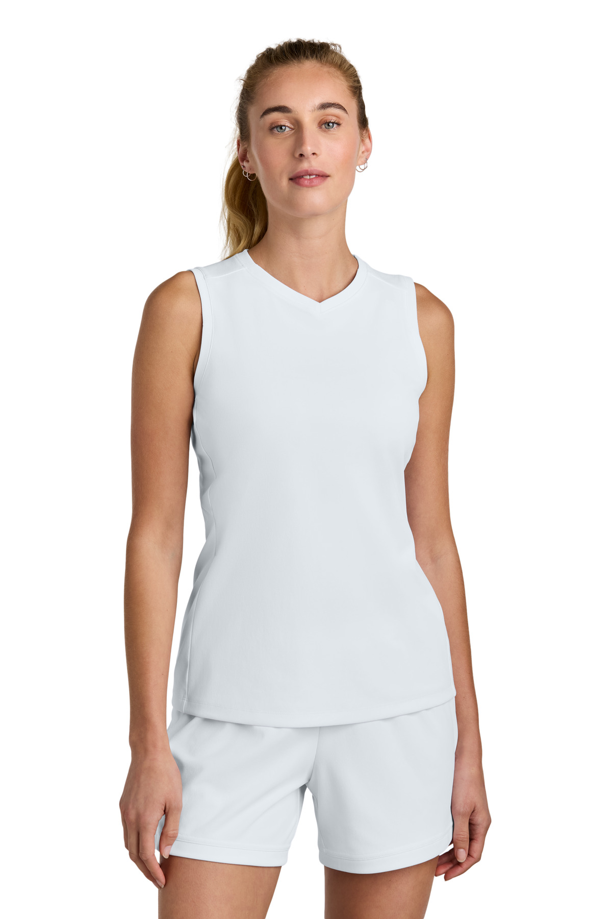 Sport-Tek Women's Club Sleeveless V-Neck LST441