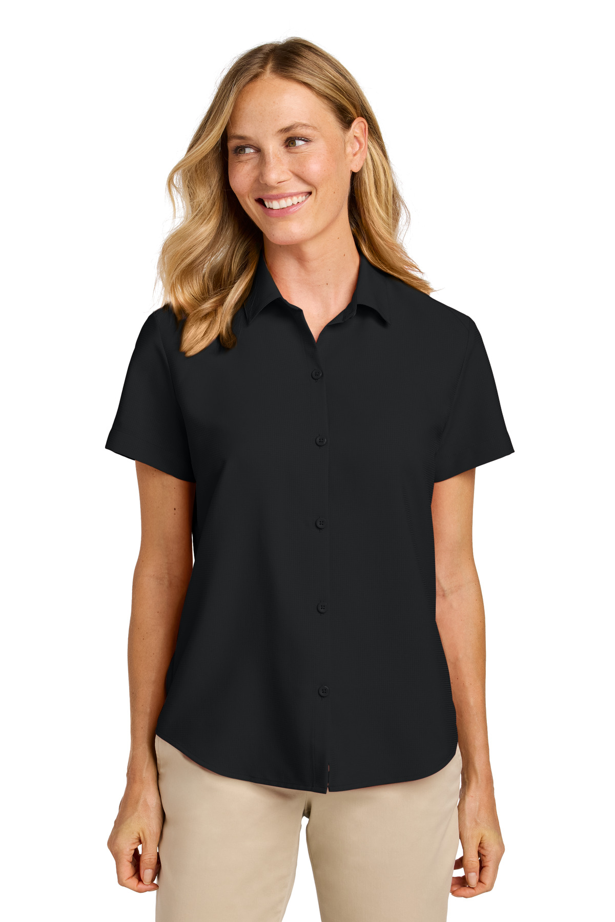 Port Authority Women's Short Sleeve UV Dockside Shirt LW963