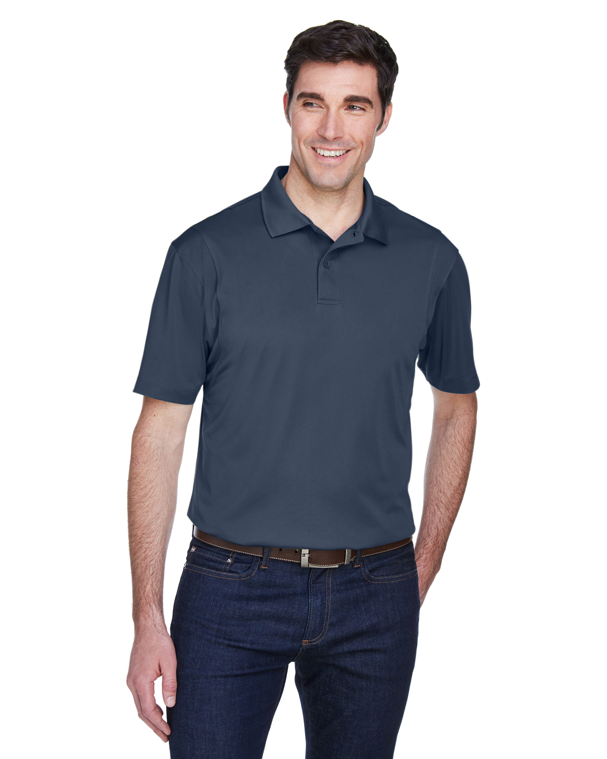 Harriton M354 Men's Micro-Piqu Polo