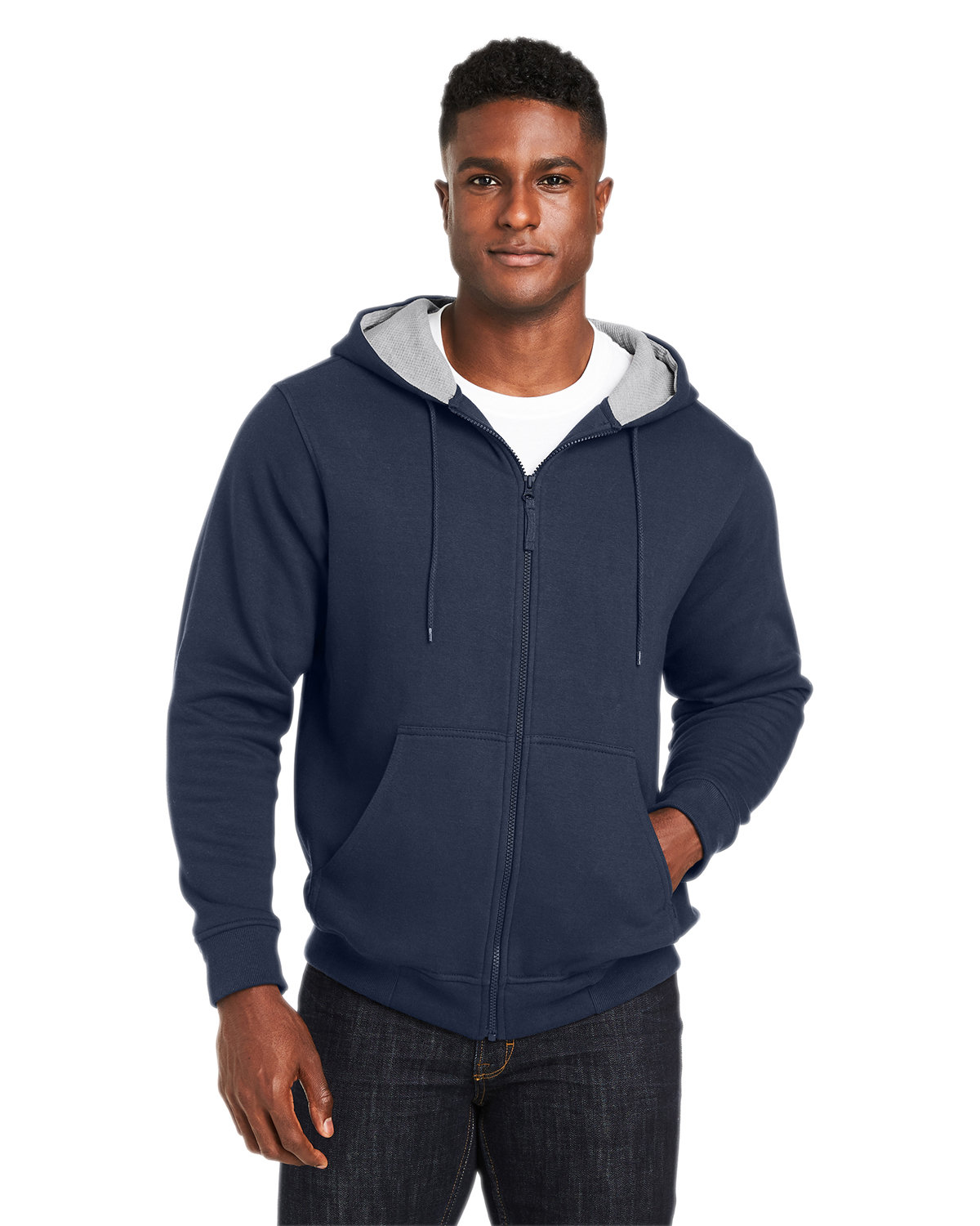 Harriton M711 Men's ClimaBloc Lined Heavyweight Hooded Sweatshirt