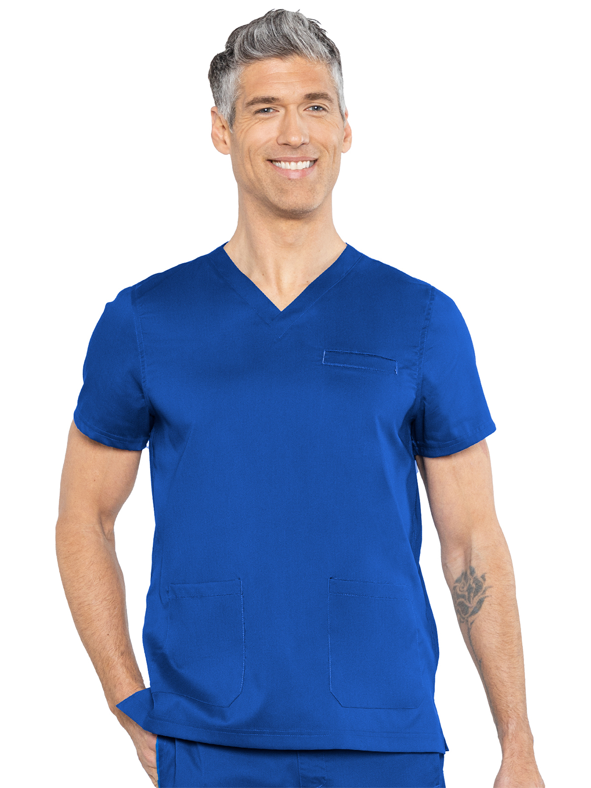 Med Couture 7477 Men's 3 Pocket Top