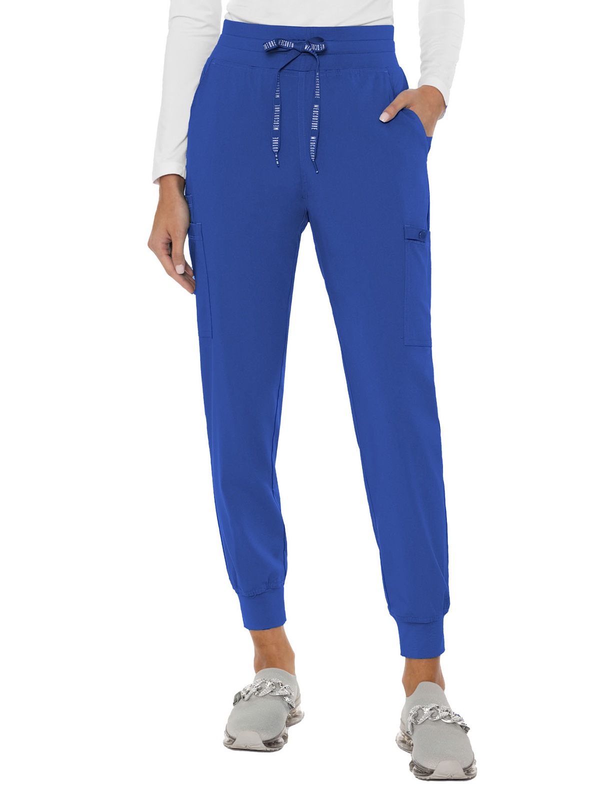 Med Couture 7705 Women's 6-Pocket Double Cargo Jogger Pant