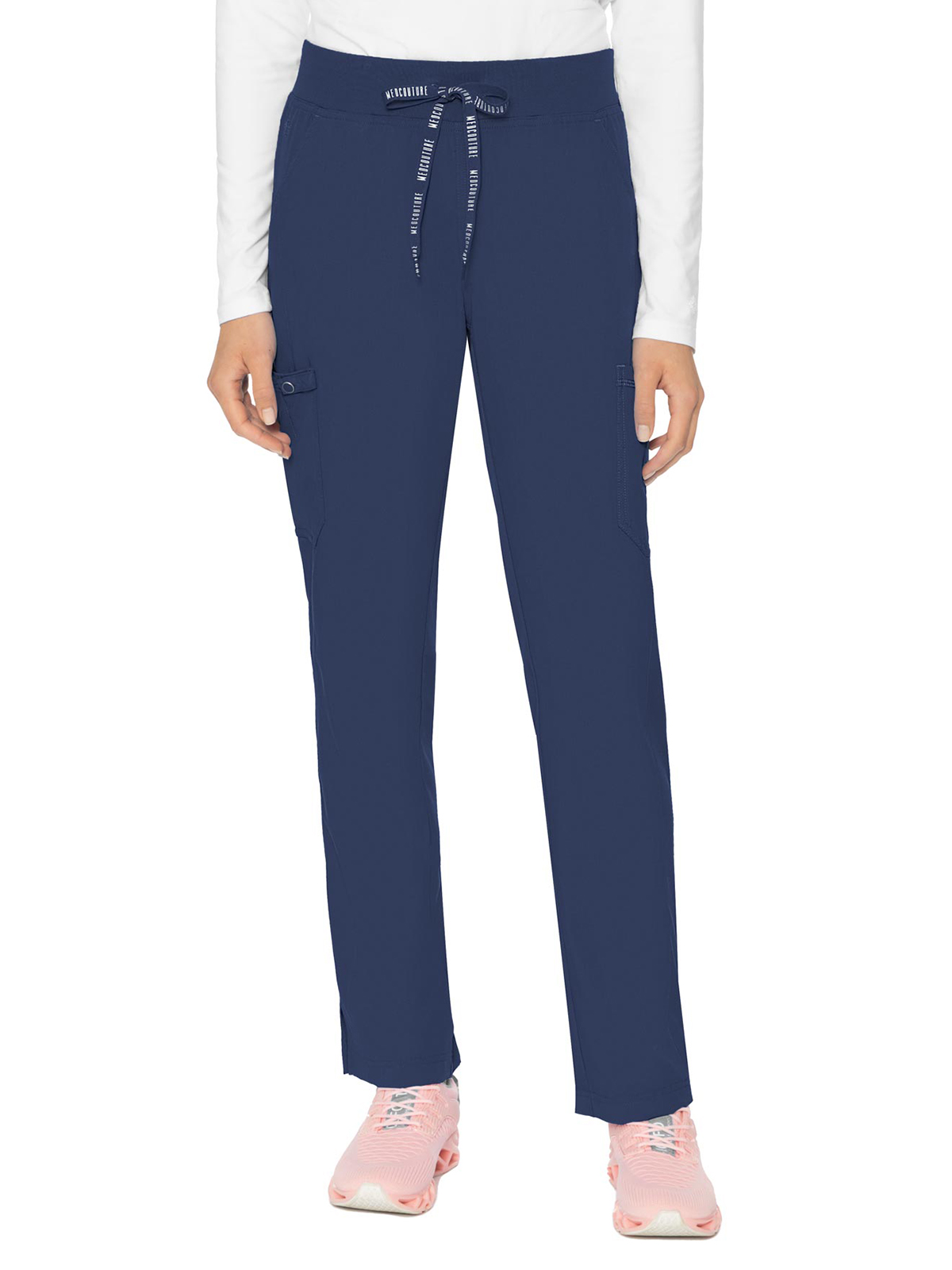 Med Couture 7725 Women's 6-Pocket Jersey-Knit Waistband Pant