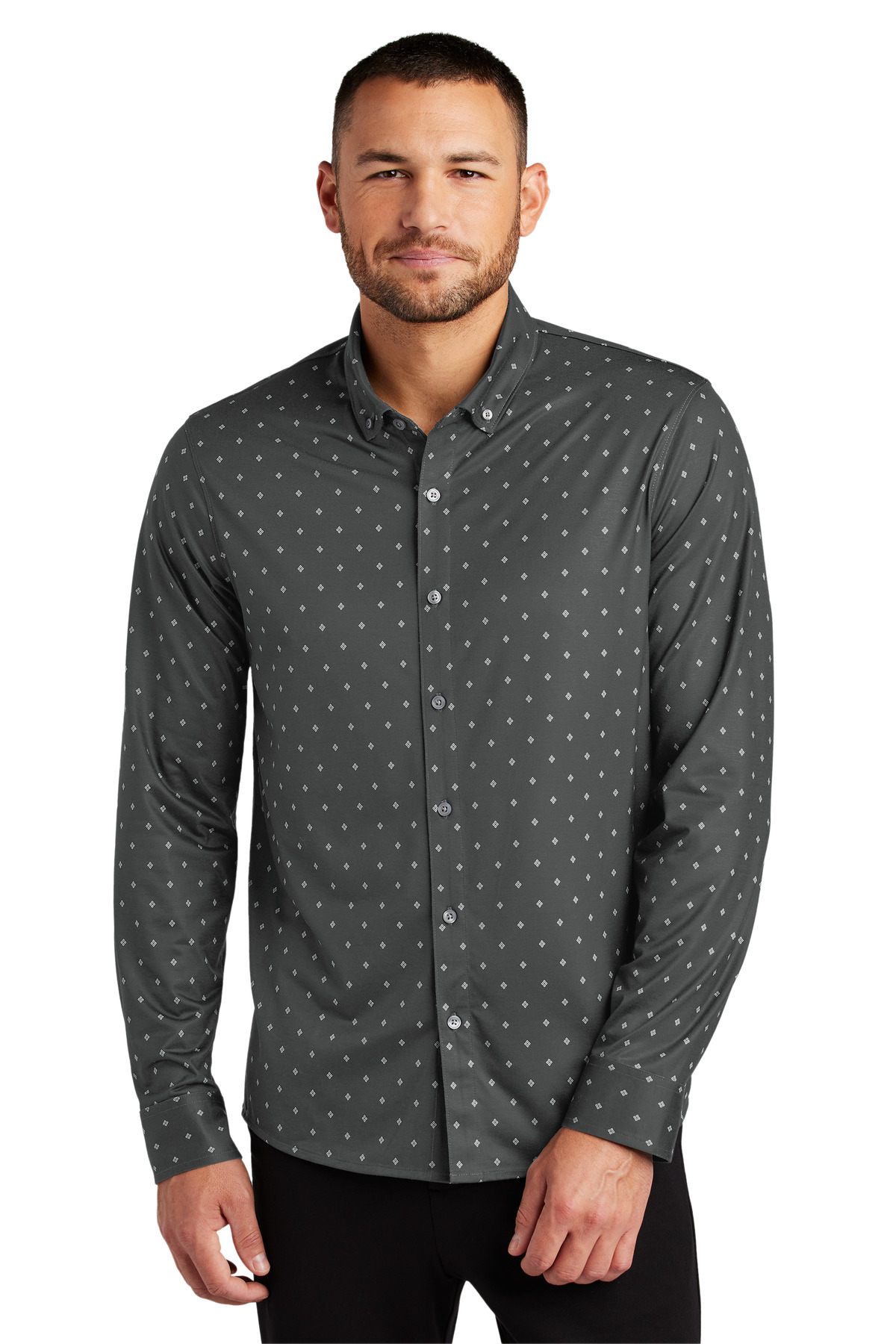 Mercer+Mettle MM1018 Stretch Jersey Long Sleeve Shirt