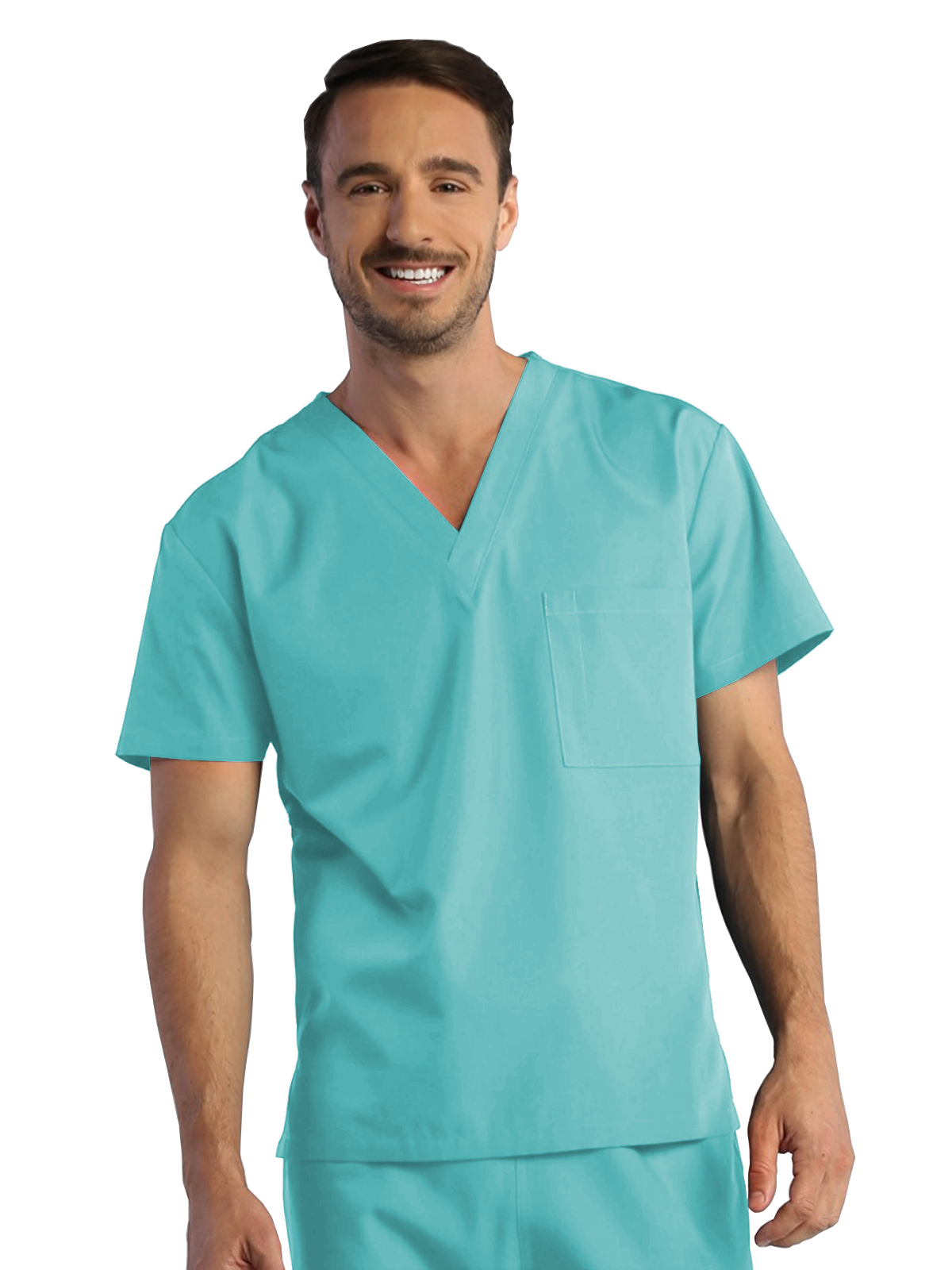 Maevn 1706 Unisex One-Pocket V-Neck Top