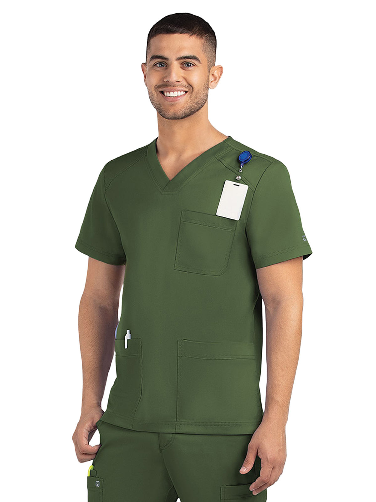 Maevn 5502 Men's Three-Pocket V-Neck Top