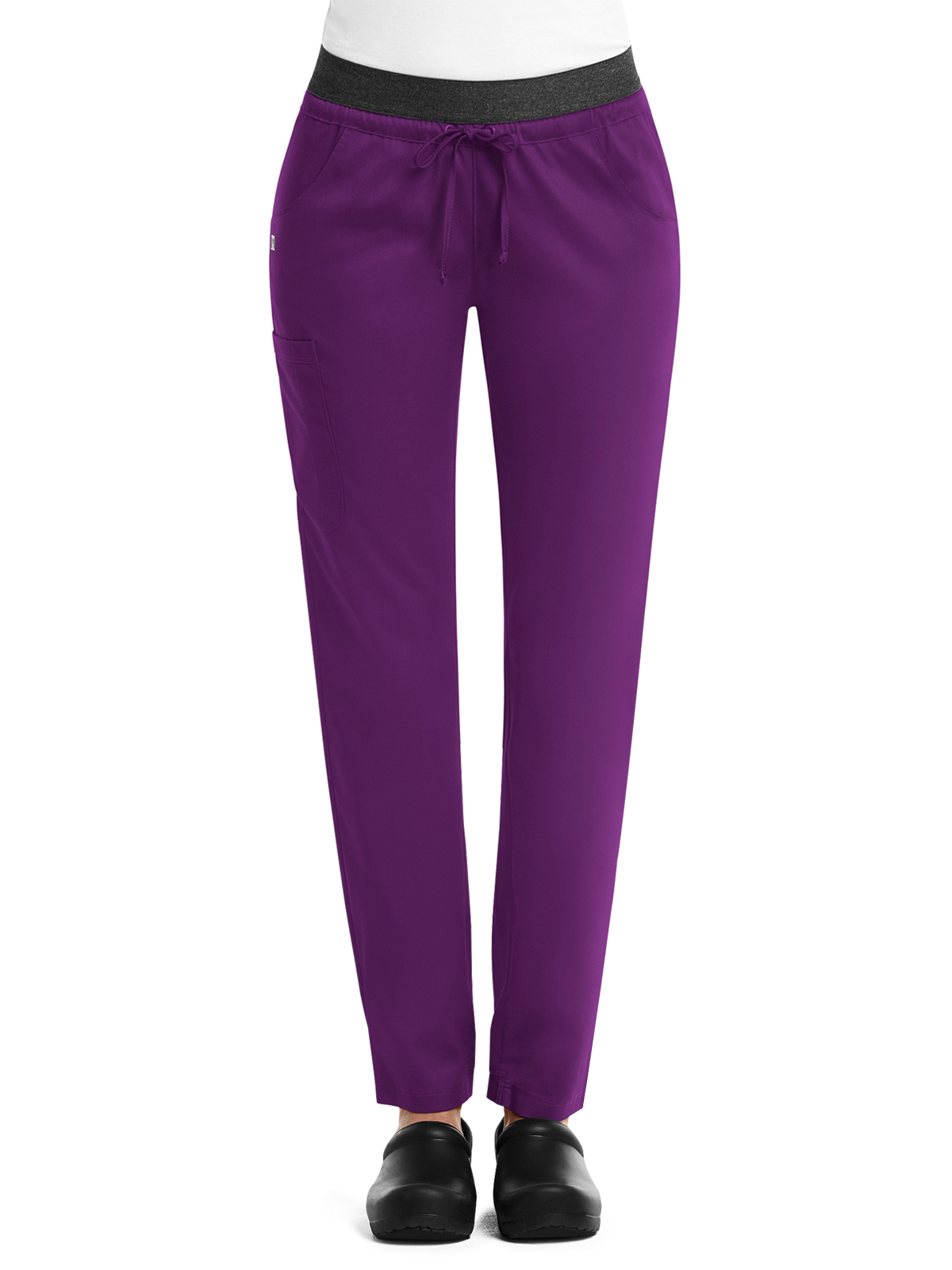 Maevn 6701 Women's Five-Pocket Contrast E-Band Pant