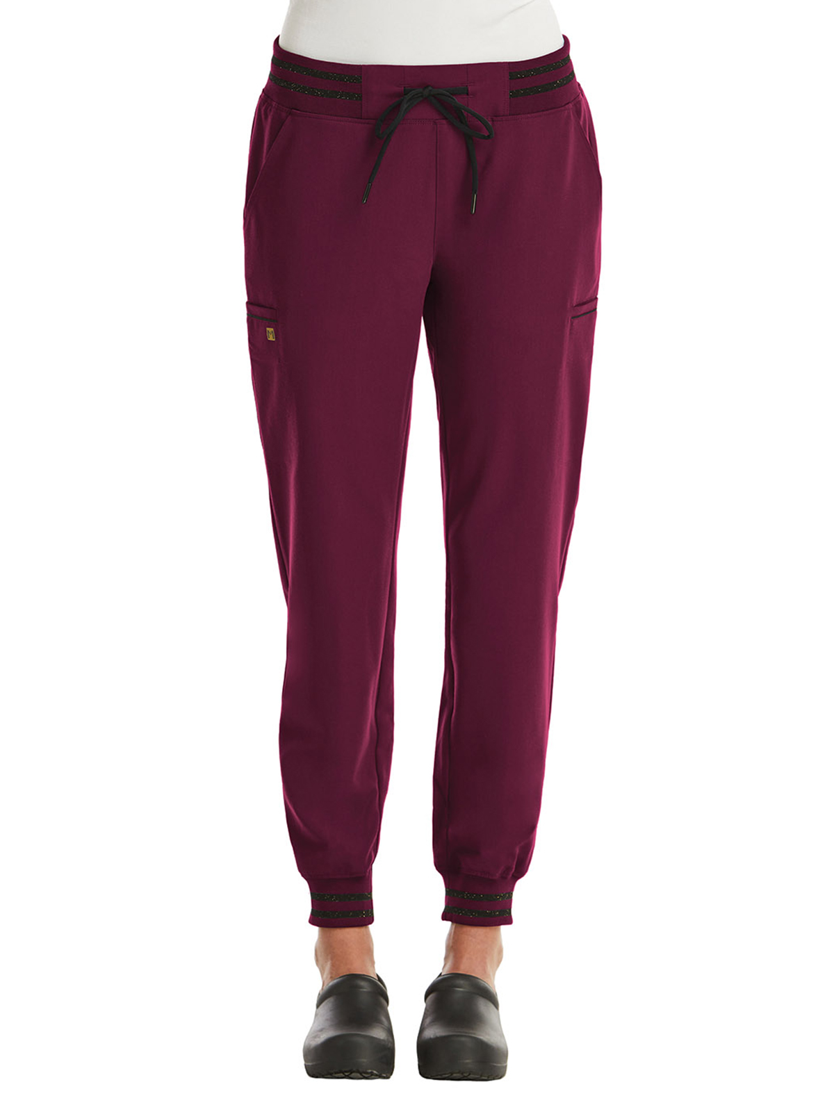 Maevn 6902 Women's Six-Pocket Full Waistband Jogger Pant