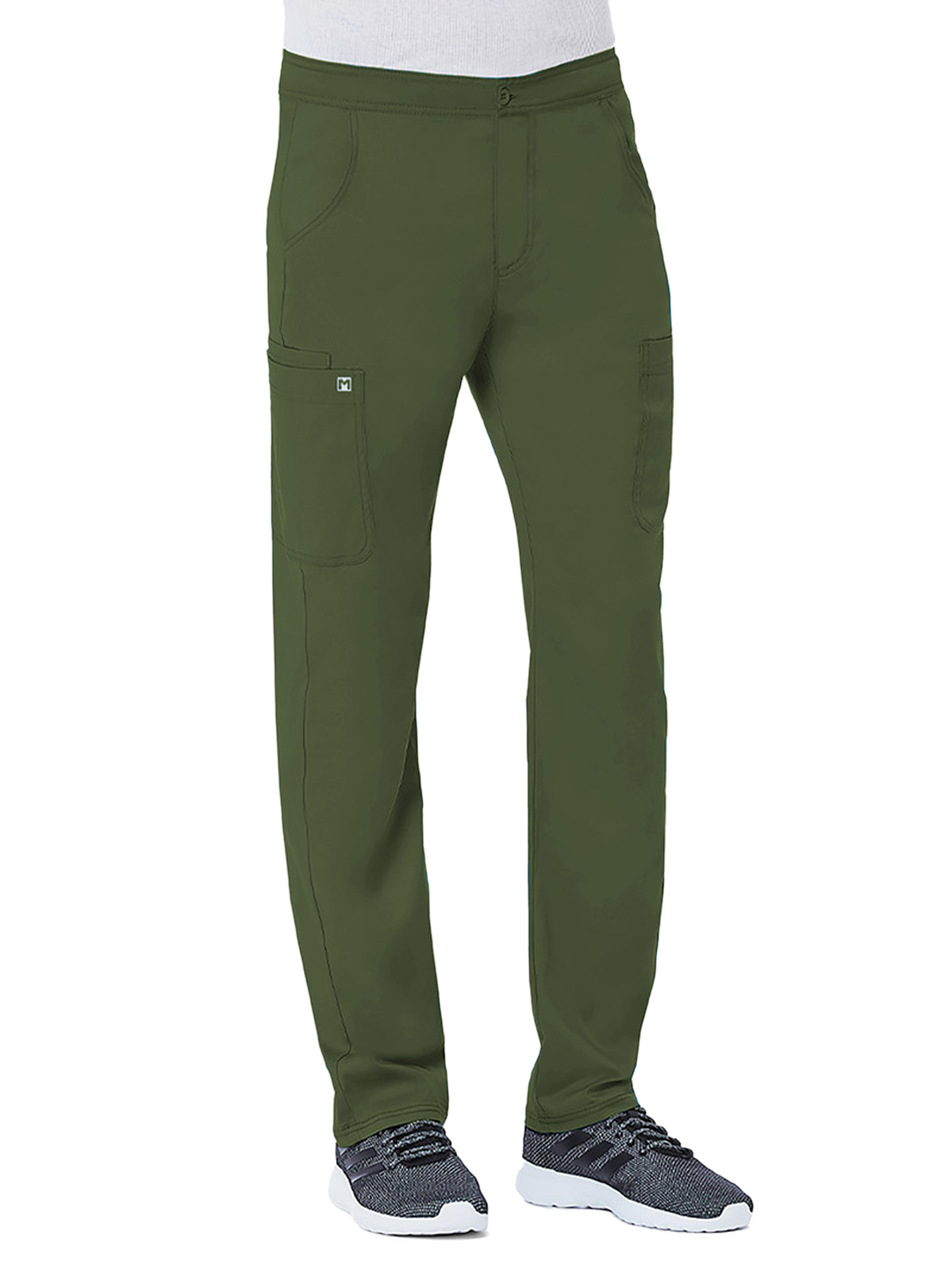Maevn 8502 Men's Six-Pocket Half Elastic Pant