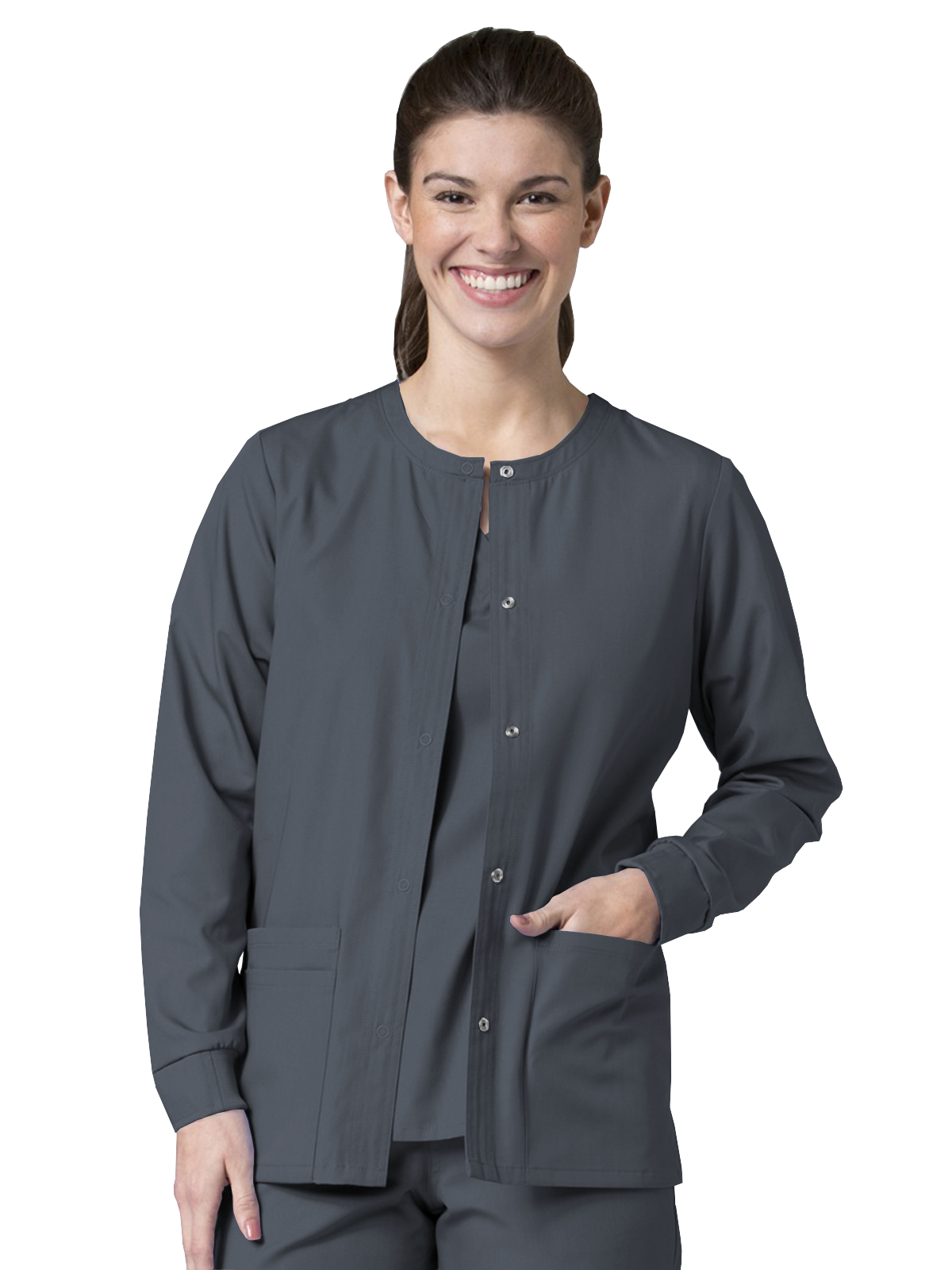 Maevn 8706 Women's Four-Pocket Warm-Up Jacket