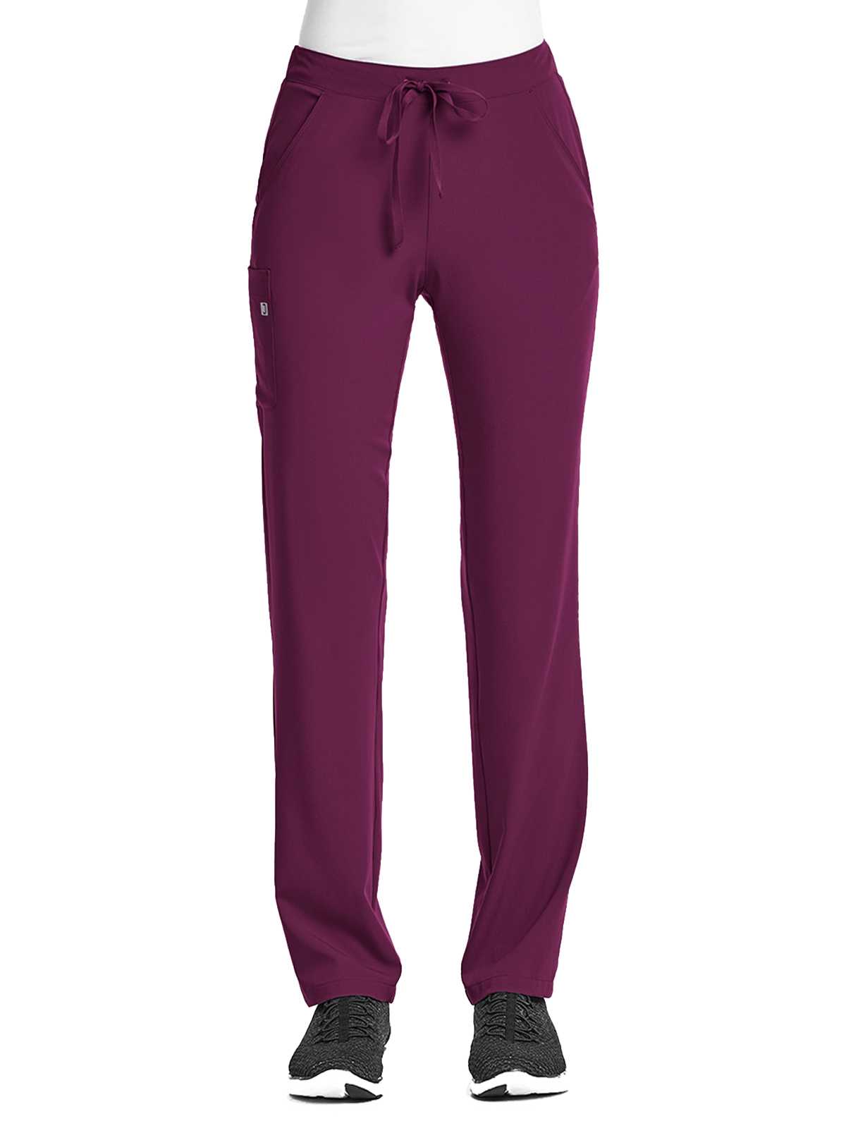ScrubJoy SJ201 Women's Fitted Five-Pocket Tapered Leg Pant