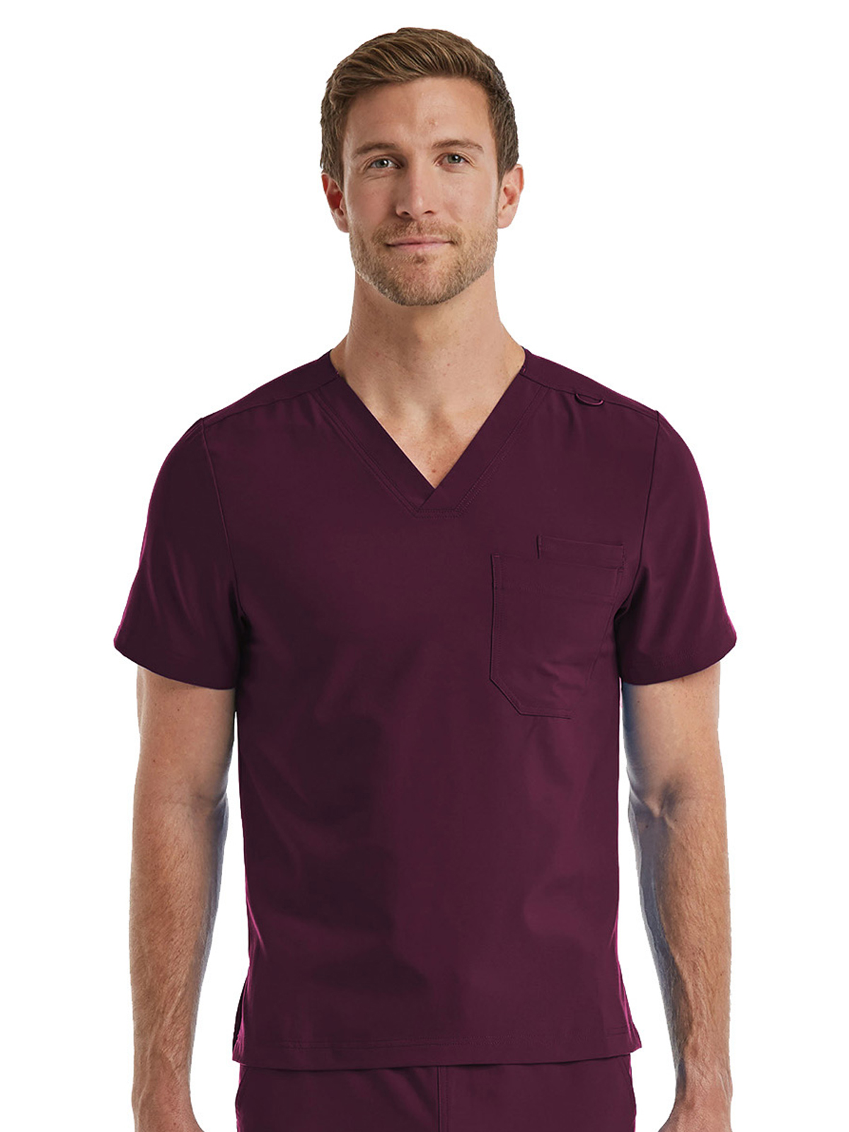 ScrubJoy SJ501 Unisex One-Pocket V-Neck Top