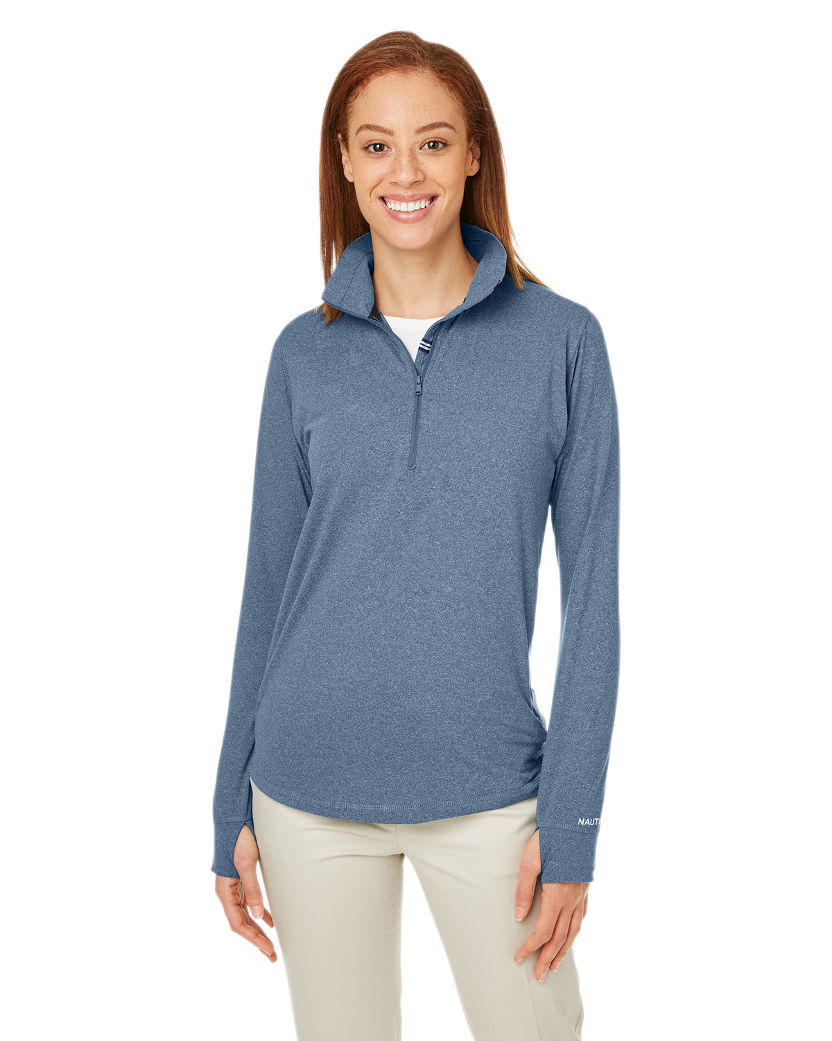 Nautica N17925 Women's Saltwater Quarter-Zip Pullover