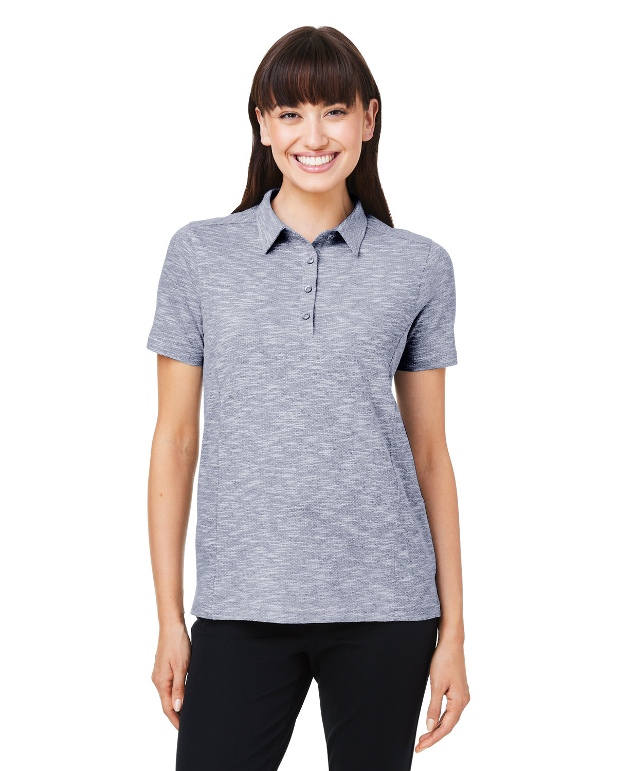 North End NE115W Ladies' Eclipse Jacquard Polo