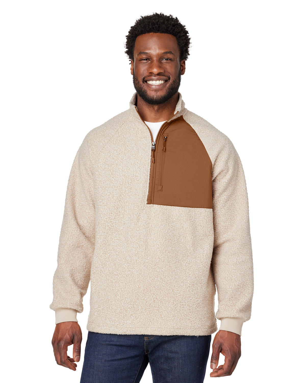 North End NE713 Men's Aura Sweater Fleece Quarter-Zip