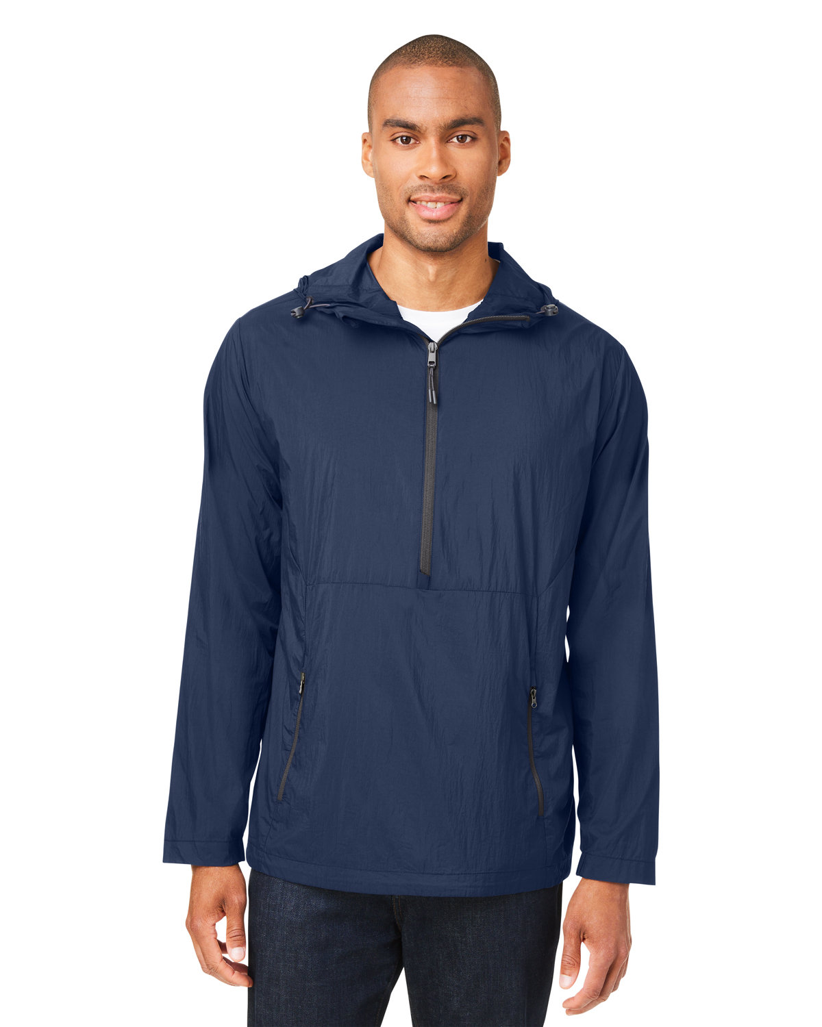 North End NE810 Men's Aura Lightweight Packable Anorak