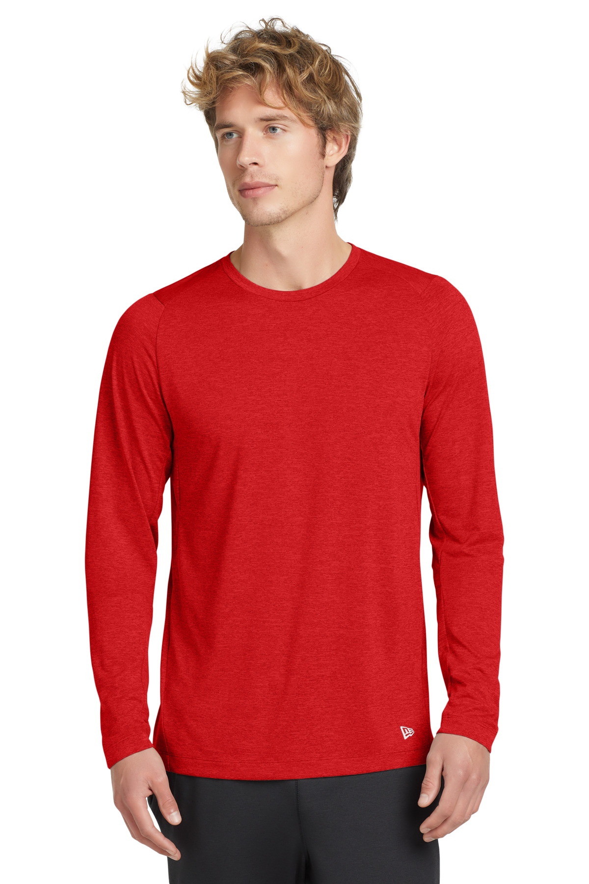 New Era Series Performance Long Sleeve Crew Tee. NEA201