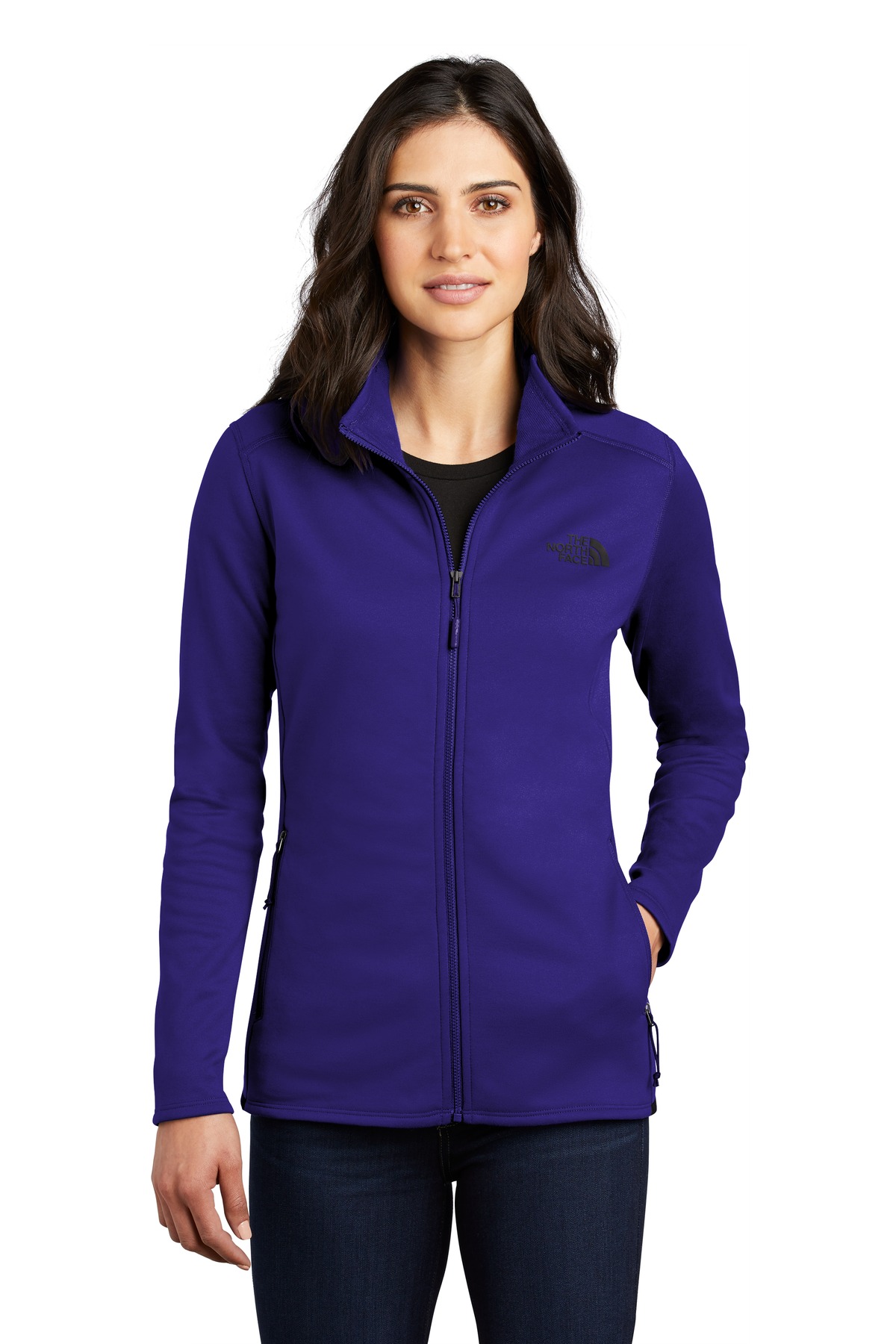 DISCONTINUED The North Face Ladies Skyline Full-Zip Fleece Jacket NF0A47F6
