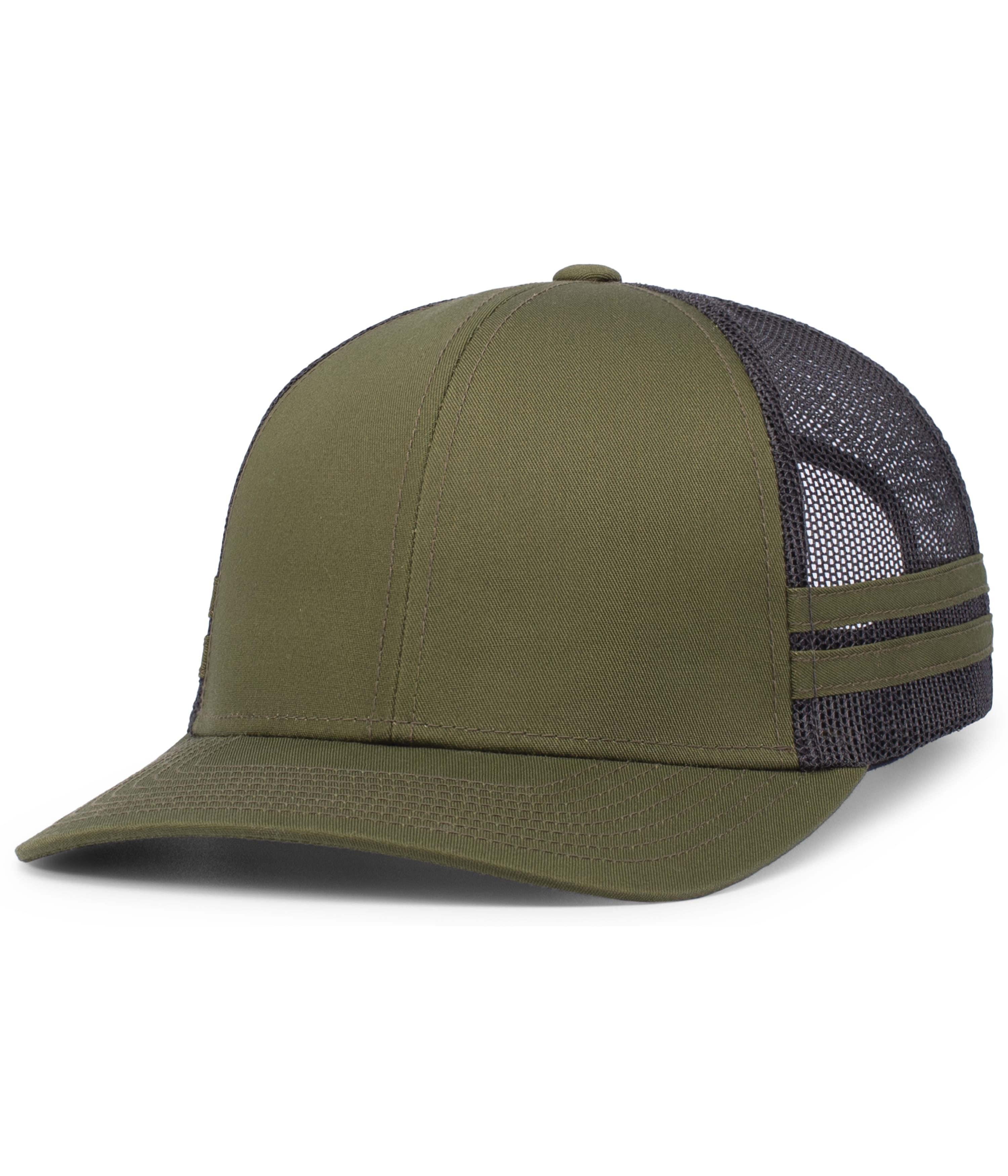 Augusta Sportswear P115 Low-Profile Stripe Trucker Cap