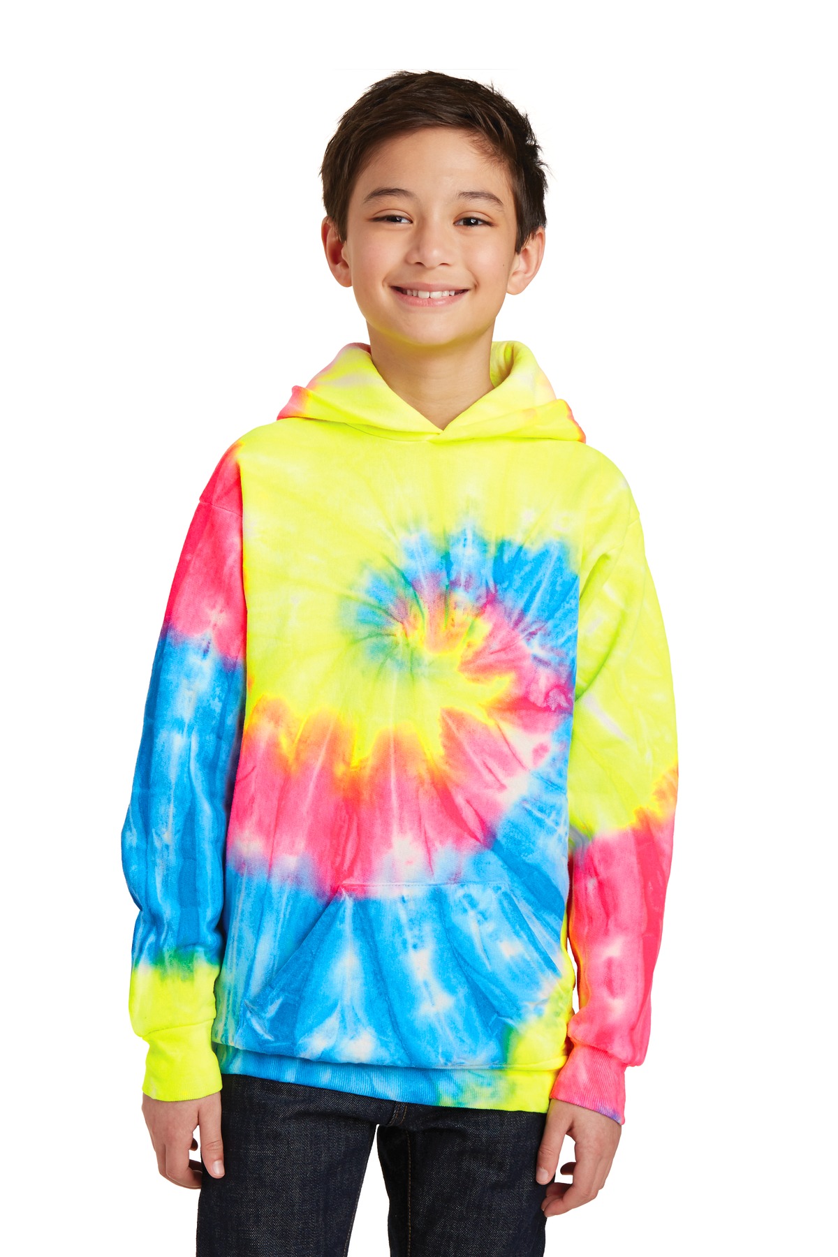 Port & Company PC146Y Youth Tie-Dye Pullover Hooded Sweatshirt