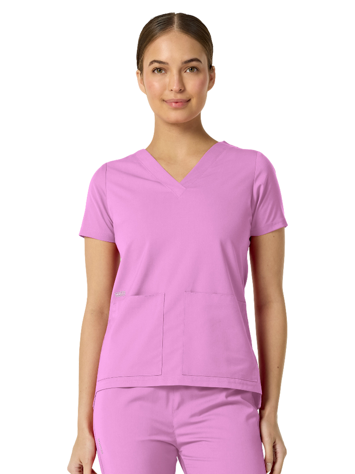 Parkley 1006 Women's Two-Pocket ASTRID V-Neck Top