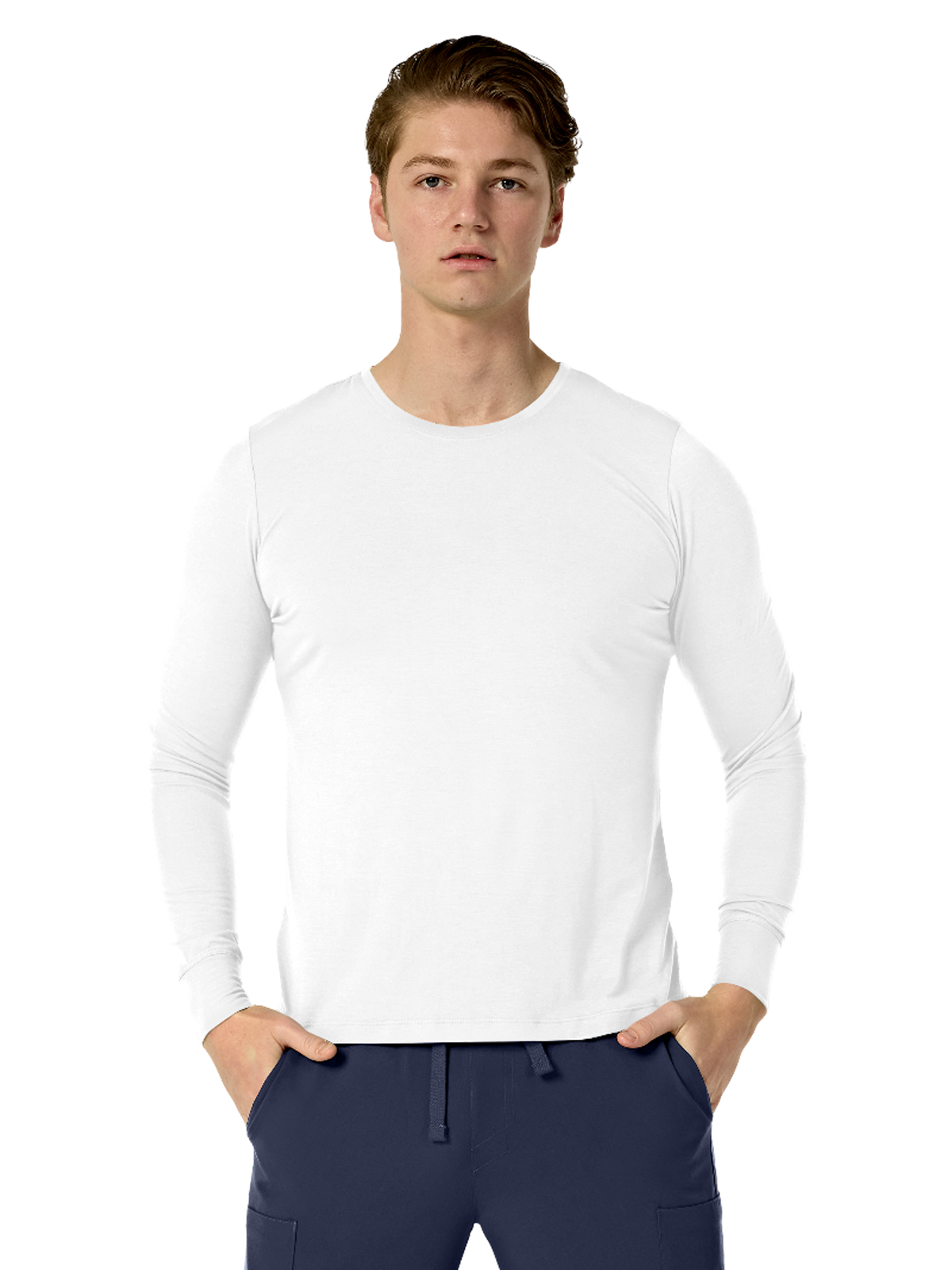 Parkley 5509 Men's Crew Neck Long Sleeve Tee