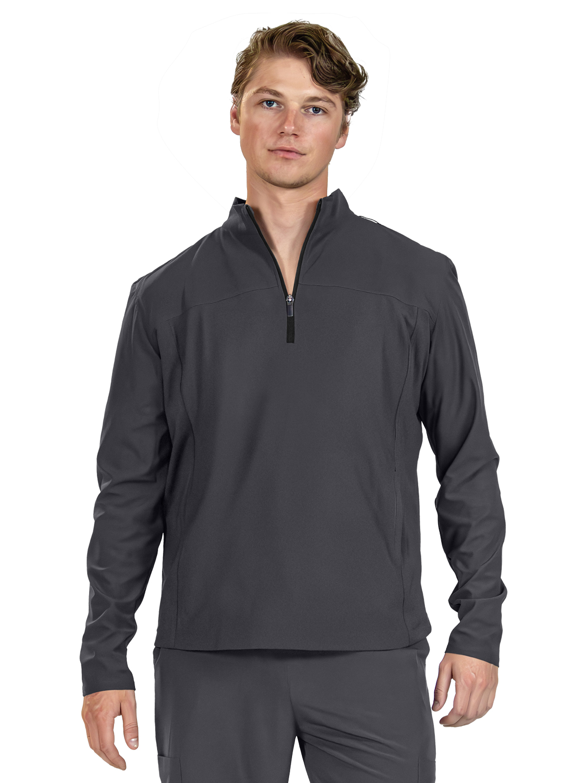 Parkley 6536 Men's Two-Pocket Perfect Quarter Zip Jacket