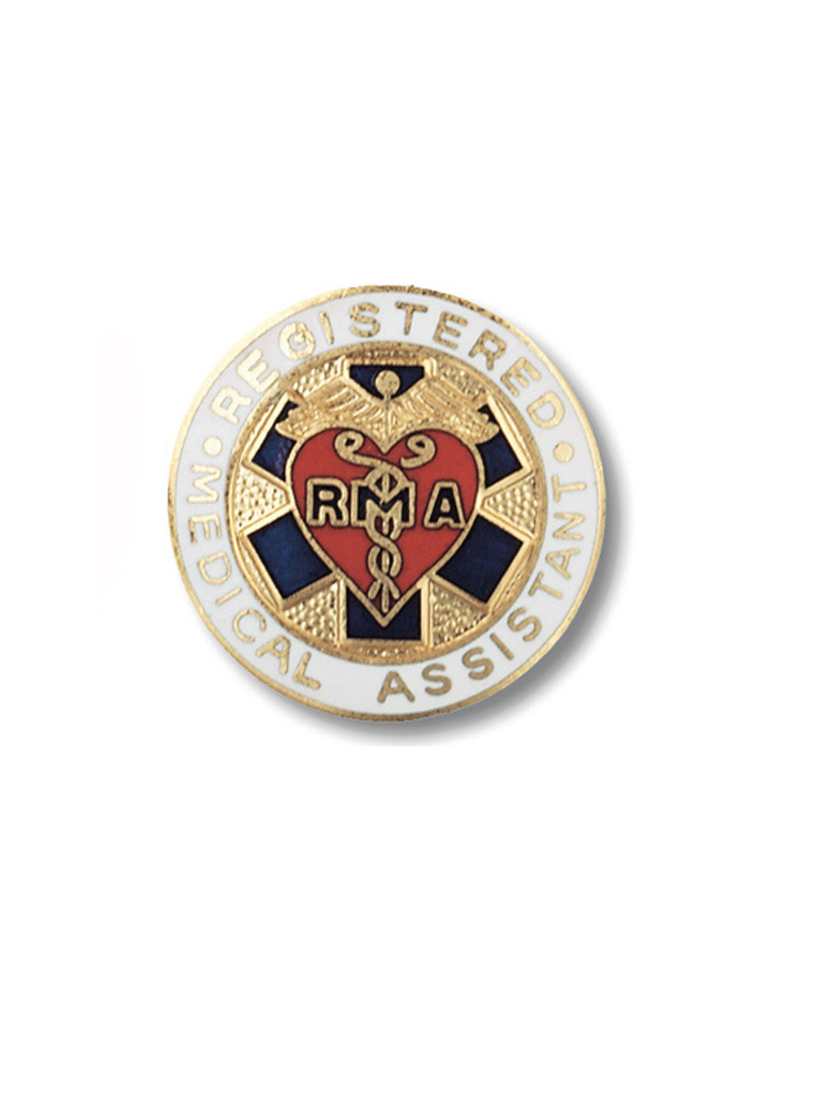 Prestige Medical 1066 Registered Medical Assistant Cloisonne Pin