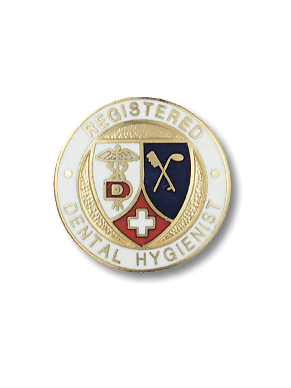 Prestige Medical 1089 Registered Dental Hygienist Cloisonne Pin