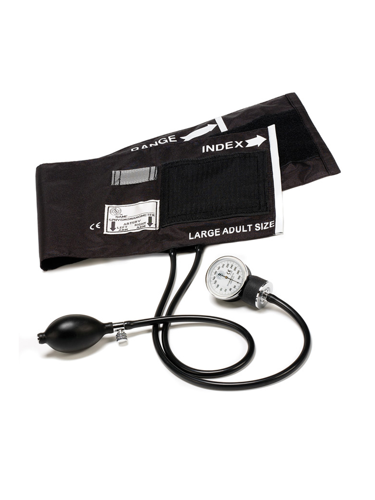Prestige Medical 80OB Large Adult Cotton Cuff Aneroid Sphygmomanometer