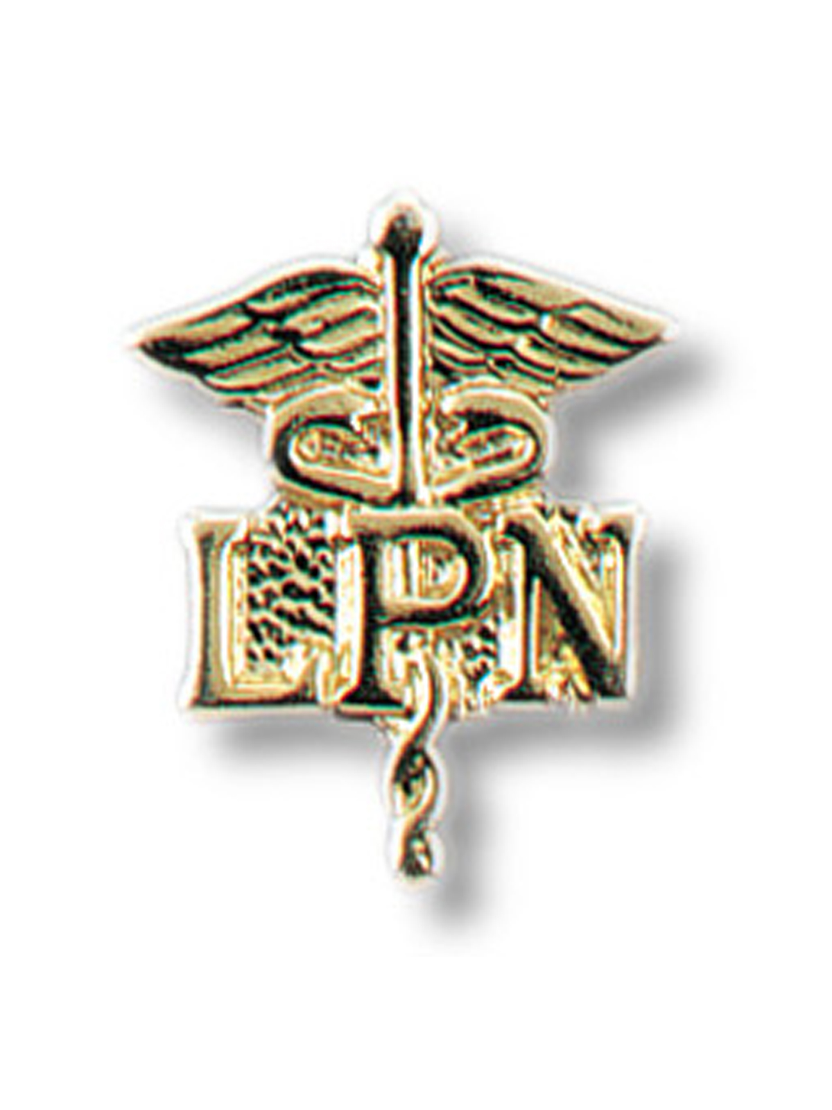 Prestige Medical 93 Licensed Practical Nurse Caduceus Cloisonne Insignia Tacs