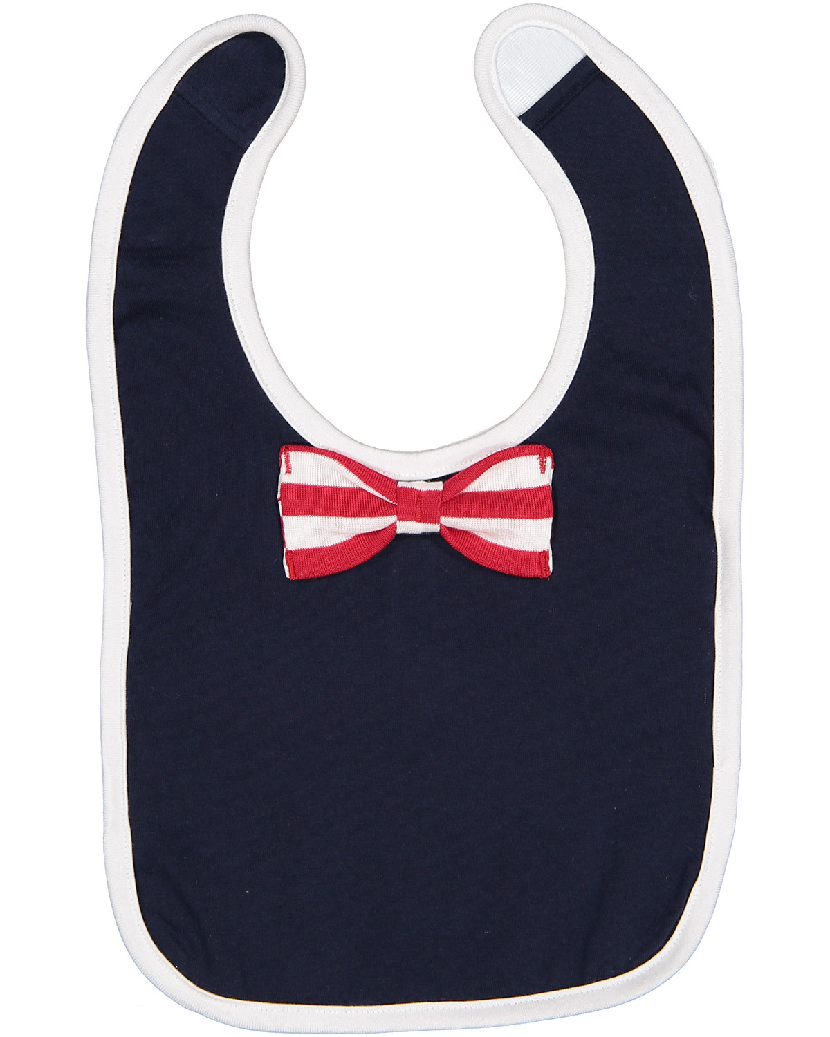 Rabbit Skins R1002 Infant Baby Rib Bow Tie Bib