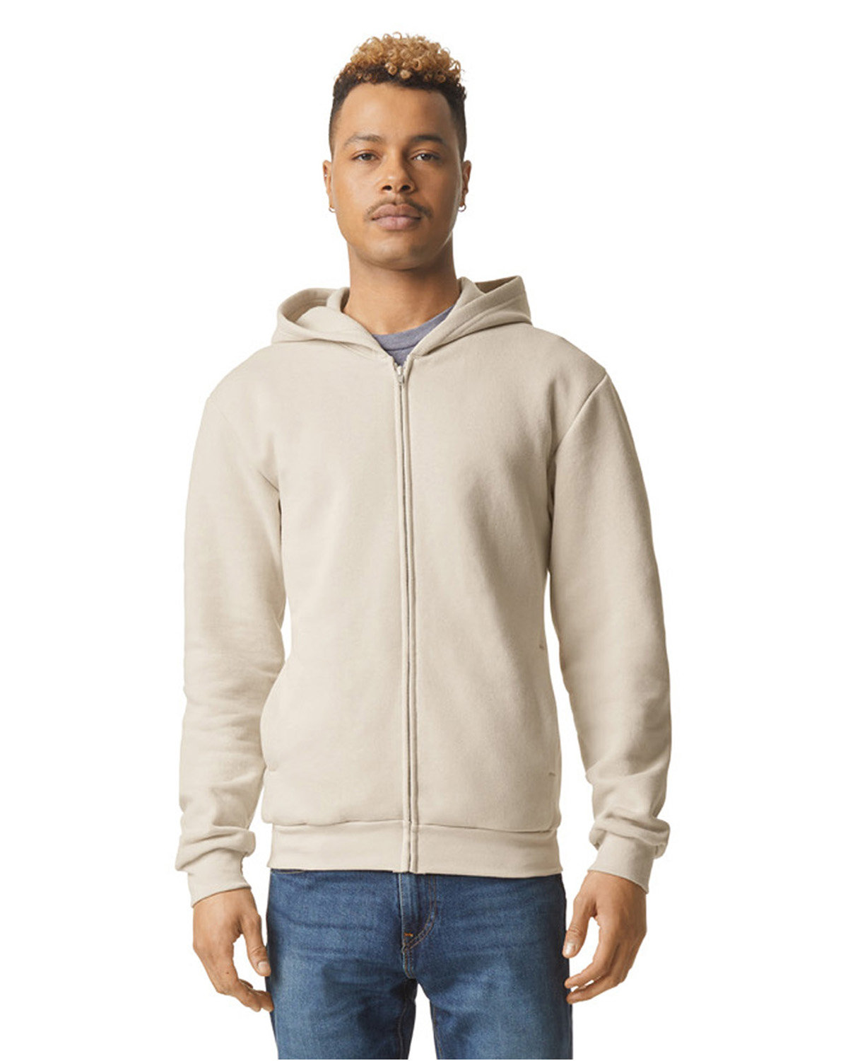American Apparel RF497 ReFlex Fleece Unisex Full Zip Hoodie
