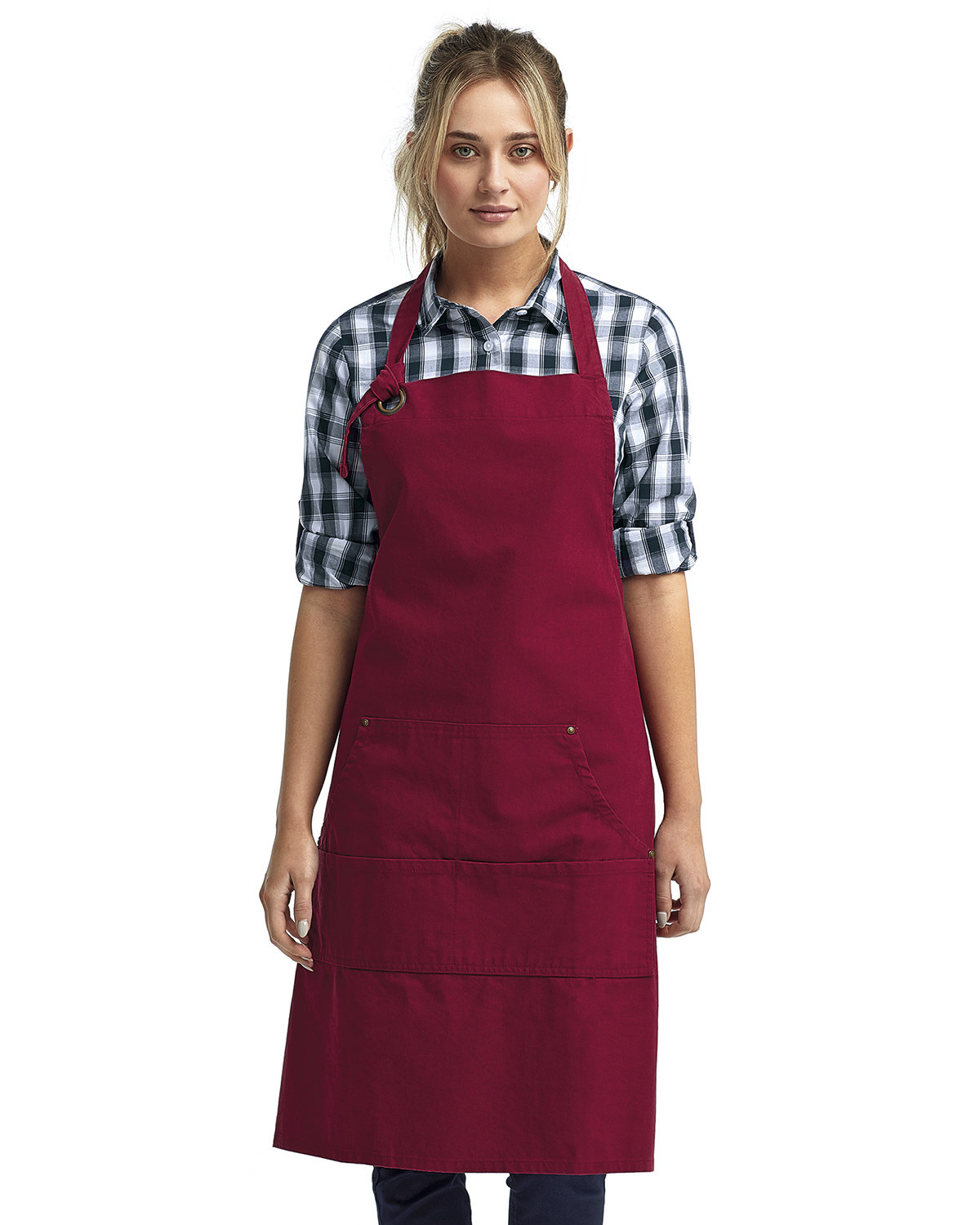 Artisan Collection by Reprime RP137 Unisex Calibre Heavy Cotton Canvas Pocket Apron