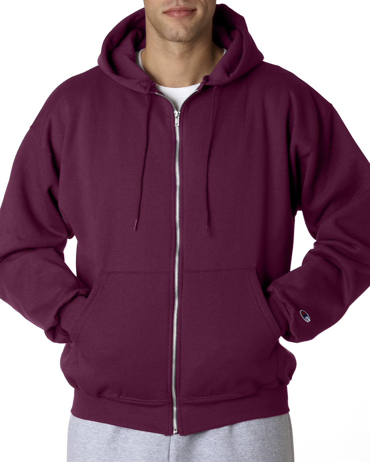 Champion S800 Adult Powerblend Full-Zip Hooded Sweatshirt