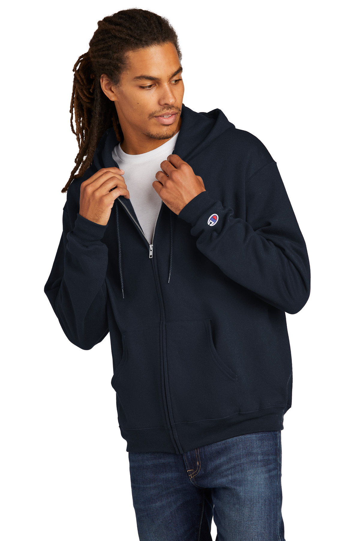 Champion S800 Powerblend Full-Zip Hoodie.S800