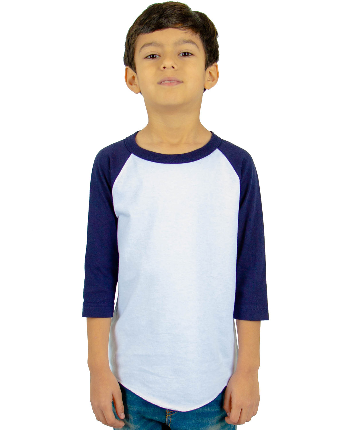 Shaka Wear SHRAGY Youth 6 oz. 3/4-Sleeve Raglan