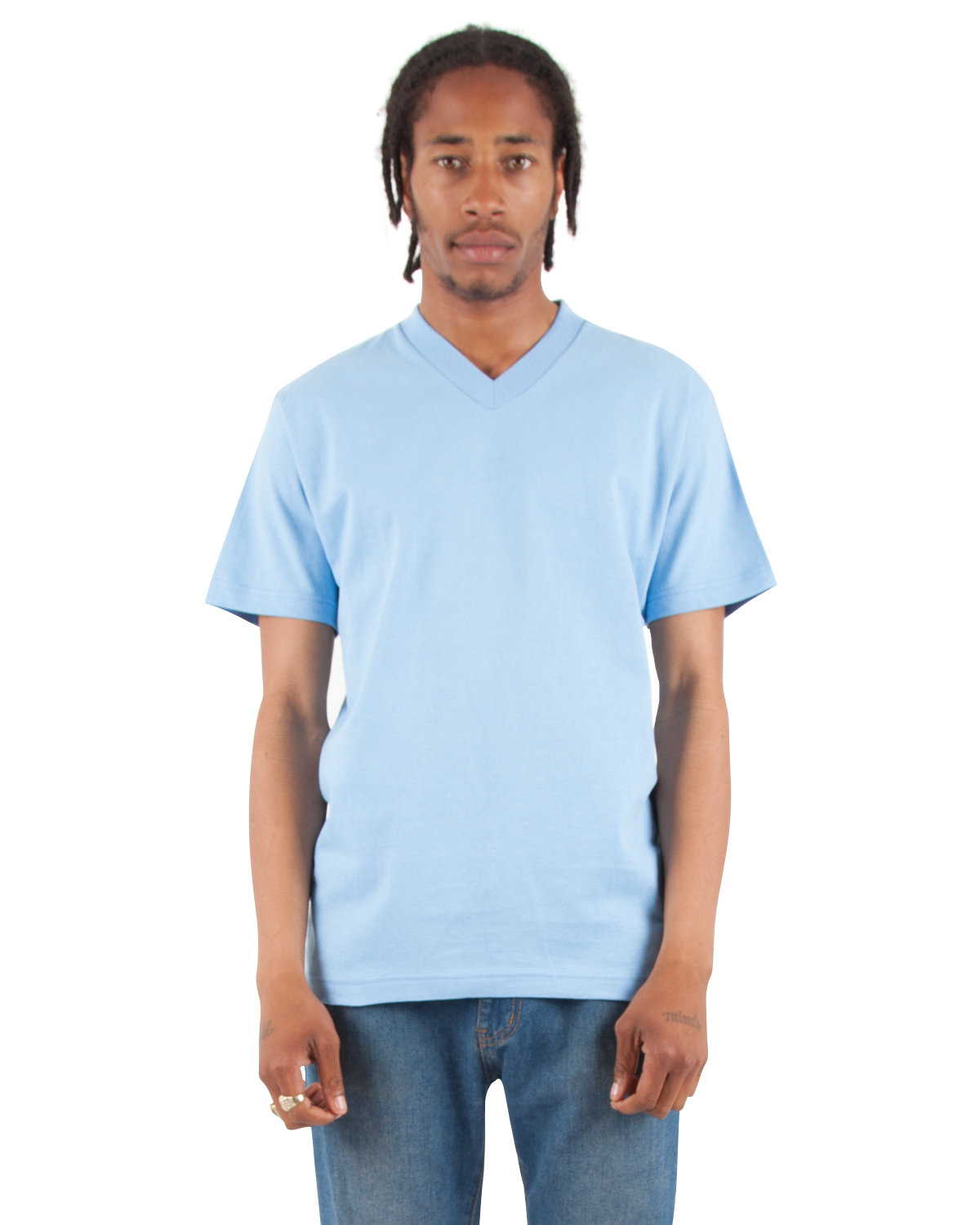 Shaka Wear SHVEE Adult 6.2 oz. V-Neck T-Shirt